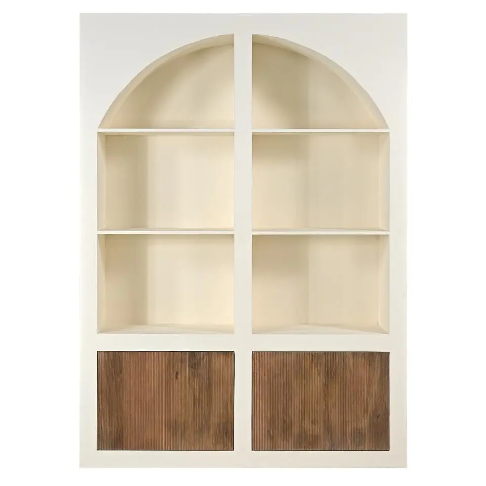 Vakkenkast Beige - 150x38x210cm - 8 Vakken - Miné