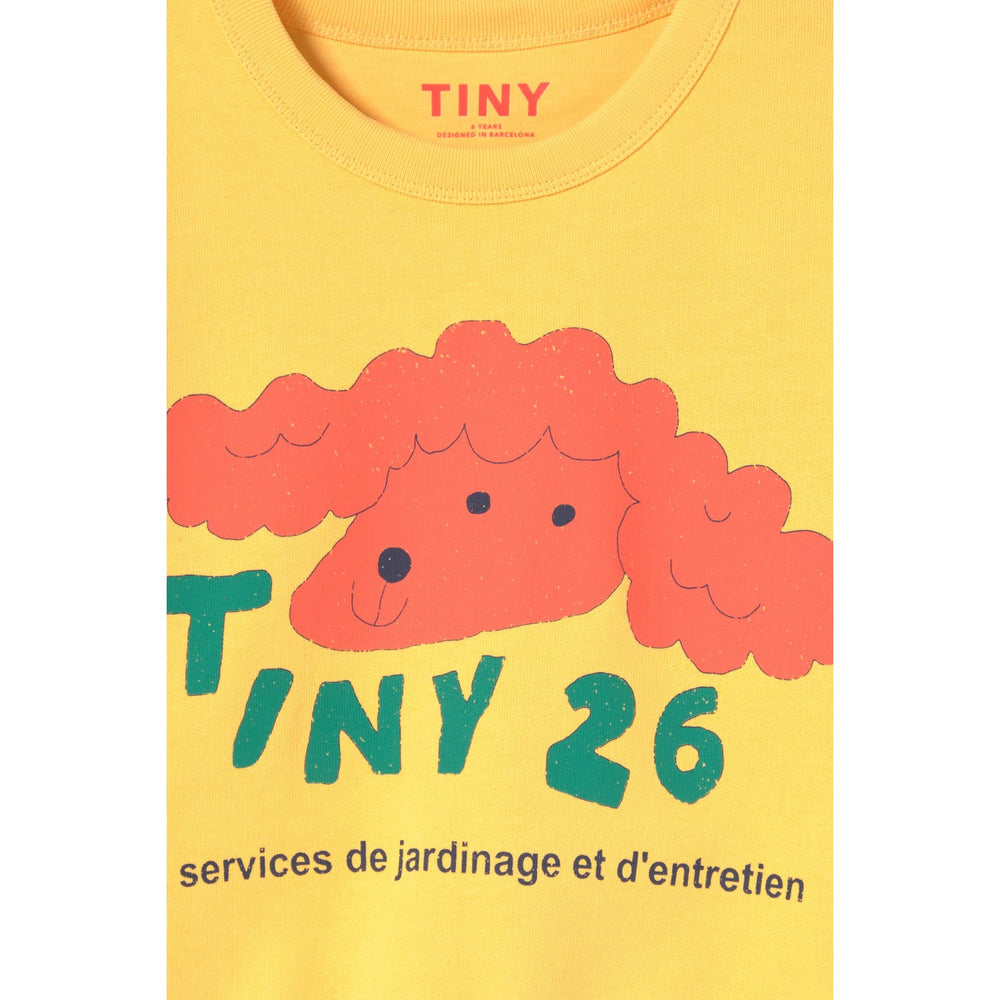 Køb TinyCottons Soft Yellow Red Dog Graphic Sweatshirt