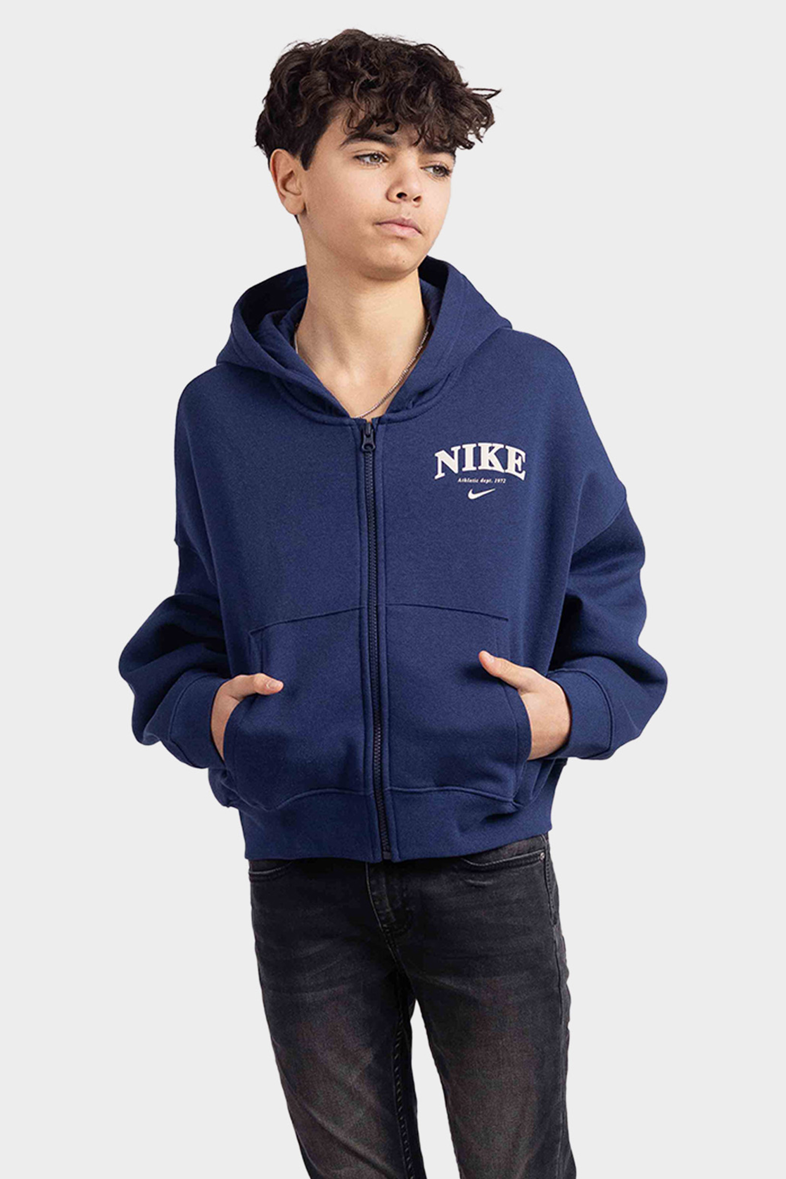 Nike NSW Trend Fleece FZ Vest Junior Blauw