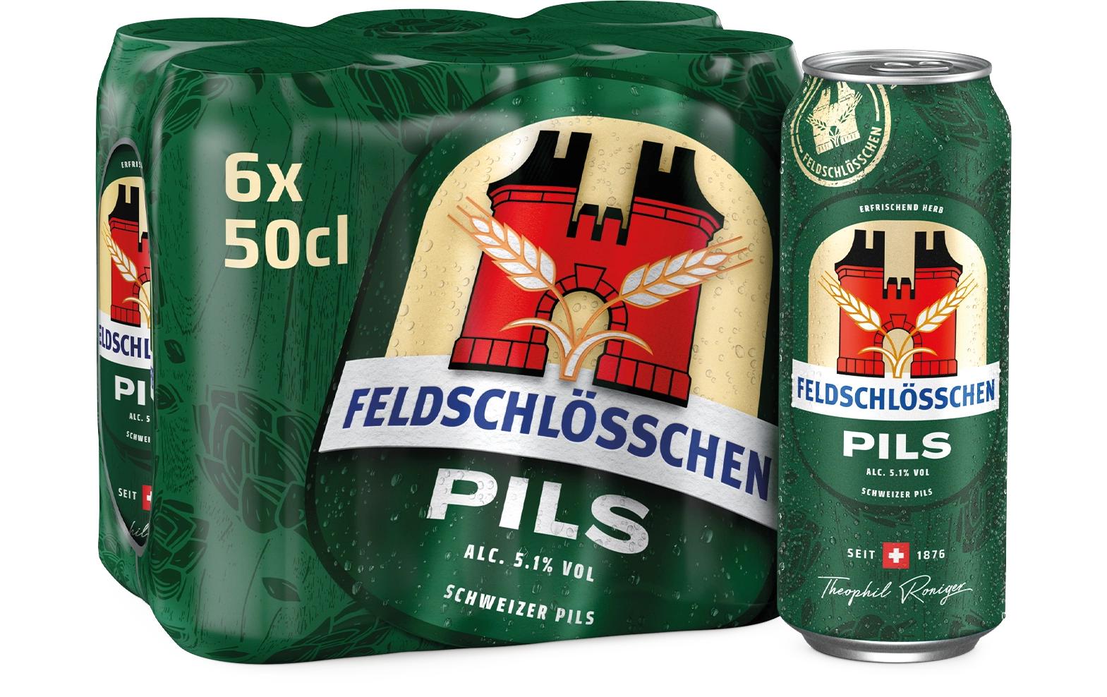 Pils 6 x 0.5 lHopfenbetontes Lagerbier aus der Schweiz