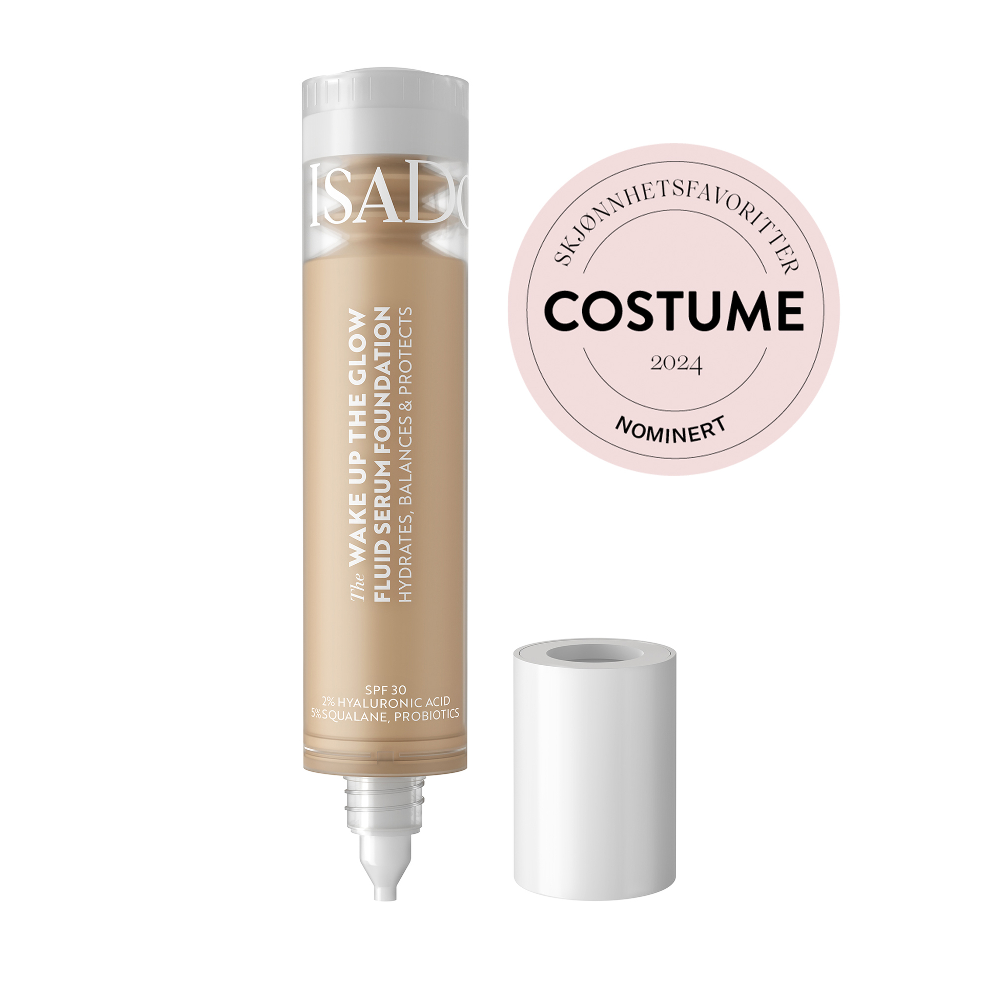 Isadora Wake Up the Glow Fluid Serum Foundation