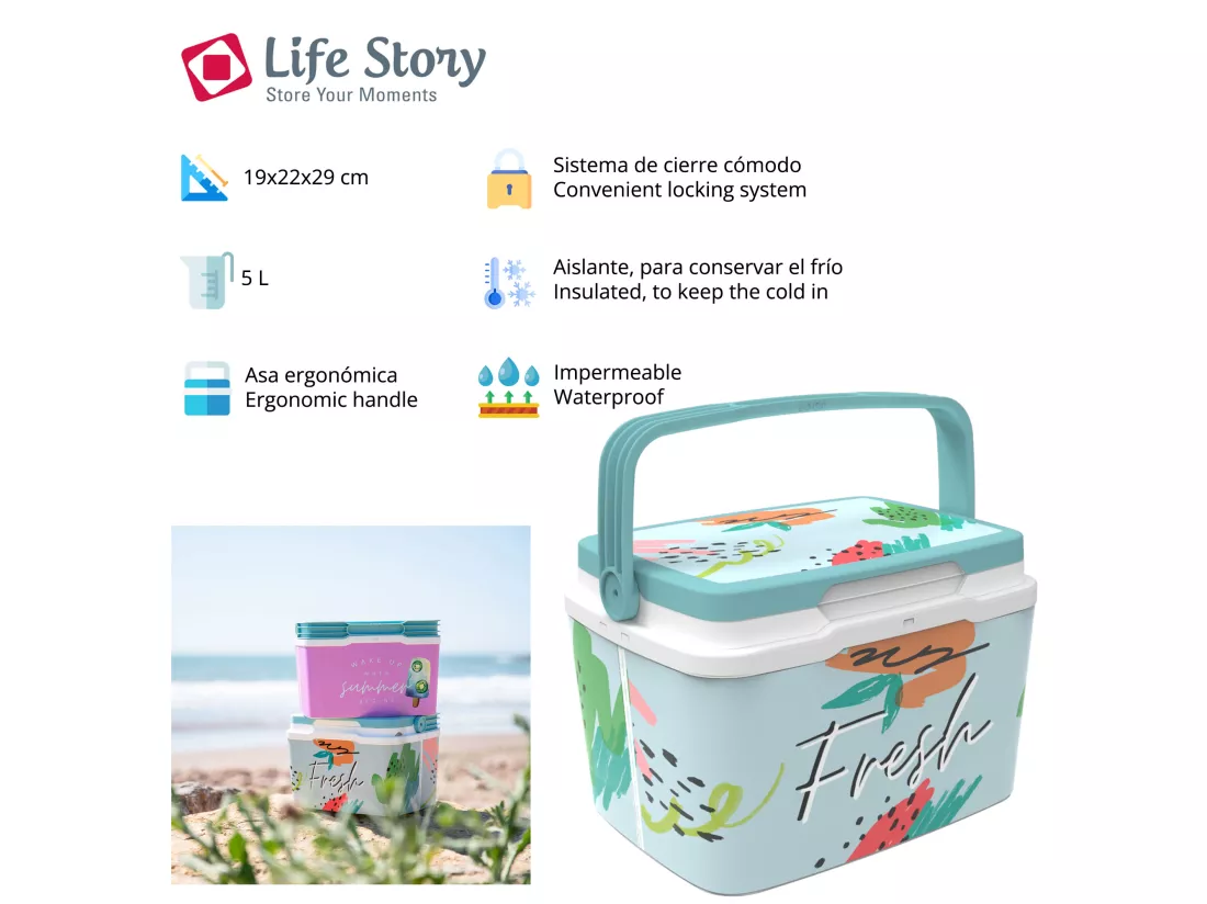 Réfrigérateur life story 5l fruits frais