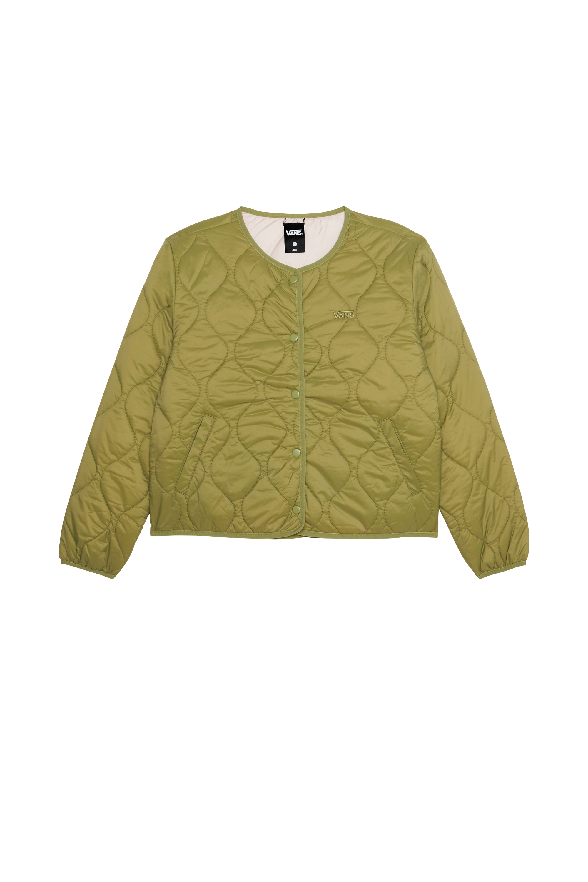 VANS VESTE MATELASSEE FORCES OS SHORT REV LIN DUSK LDGRN Kaki