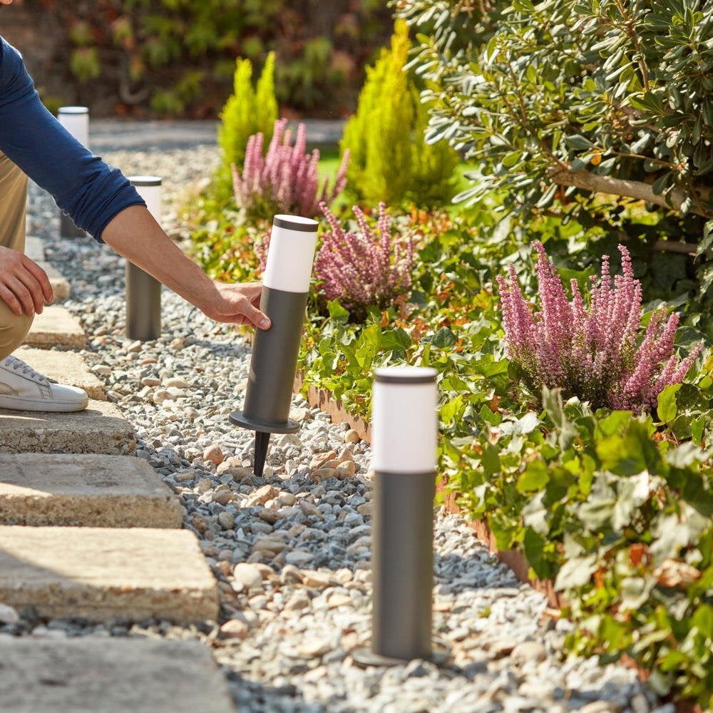 Philips LED-padverlichting Gardenlink verlengstuk in antraciet 6W 600lm IP44