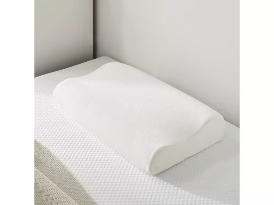 Oreiller ergonomique MEMORY - 30x50x5cm - Mousse à mémoire de forme - Soutien optimal - Morphea