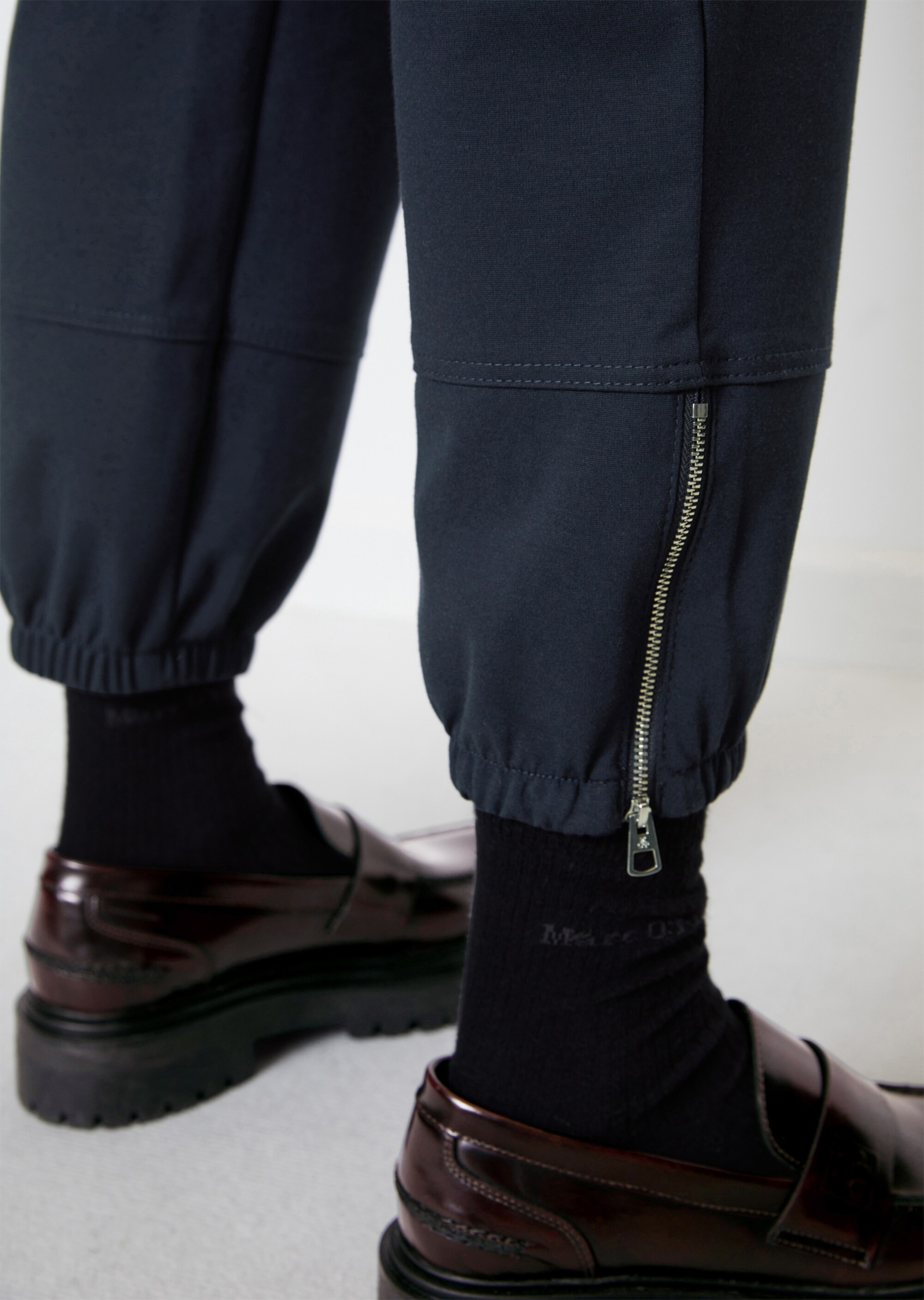 Joggpants loose aus Interlock-Jersey
