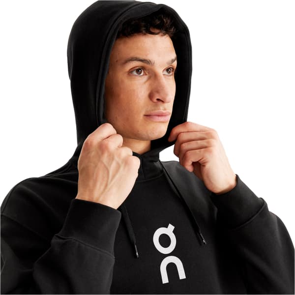Sweatshirt ON RUNNING CLUB HOODIE M BLACK