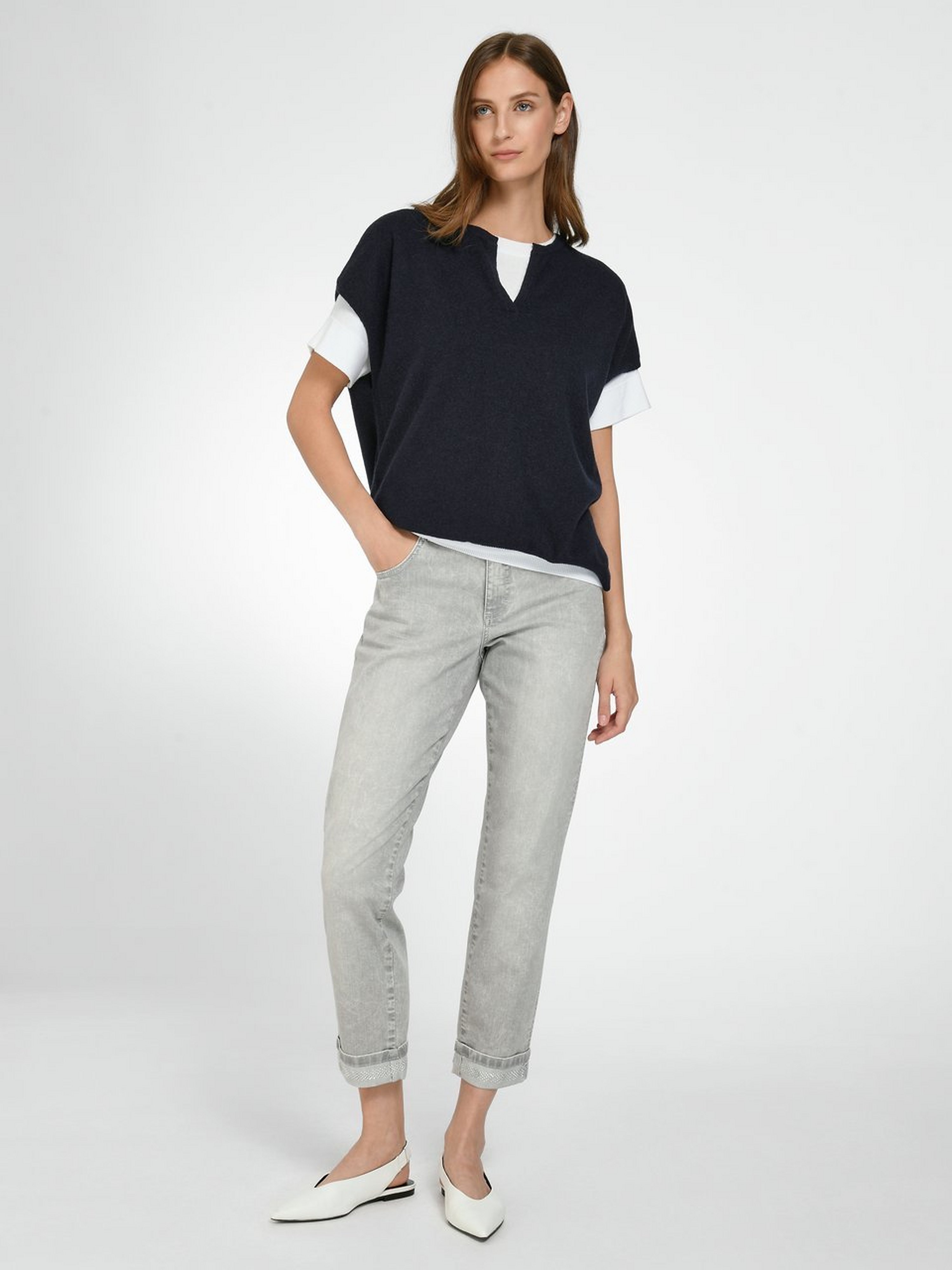 Knöchellange Jeans Modell Darleen