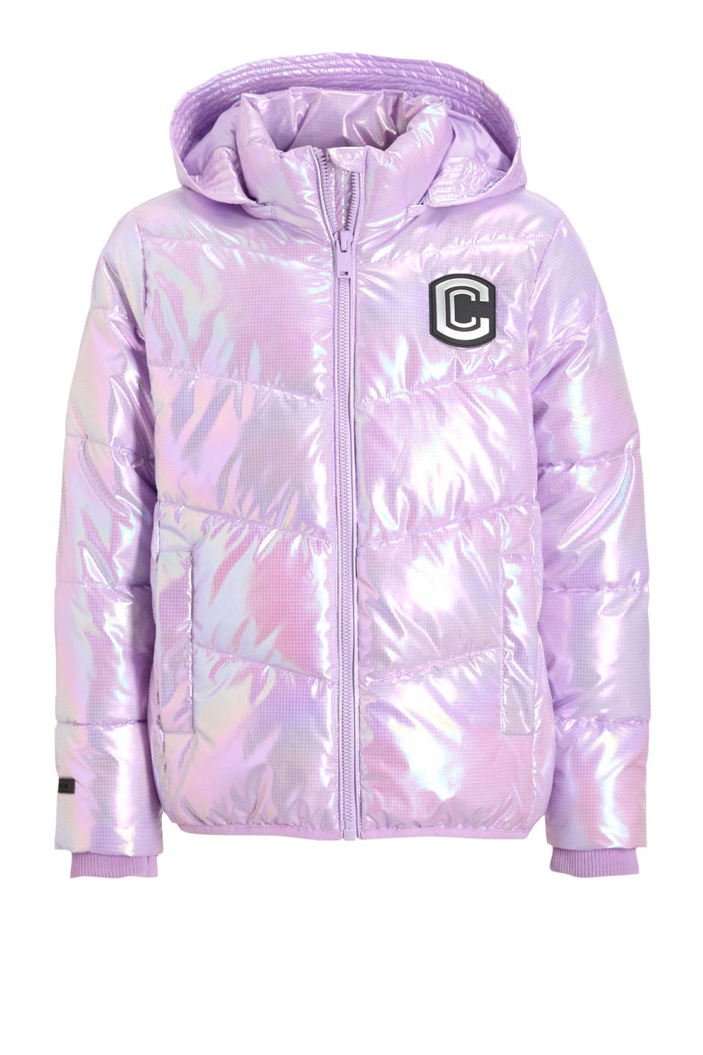 Coolcat Puffer Winterjas Juna Metallic Roze