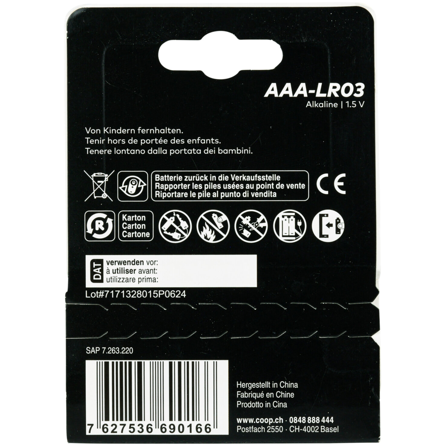 satrap Batterien AAA/LR03 4 Stück
