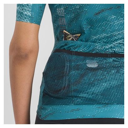 Maillot Manches Courtes Femme Sportful Cliff Supergiara Turquoise
