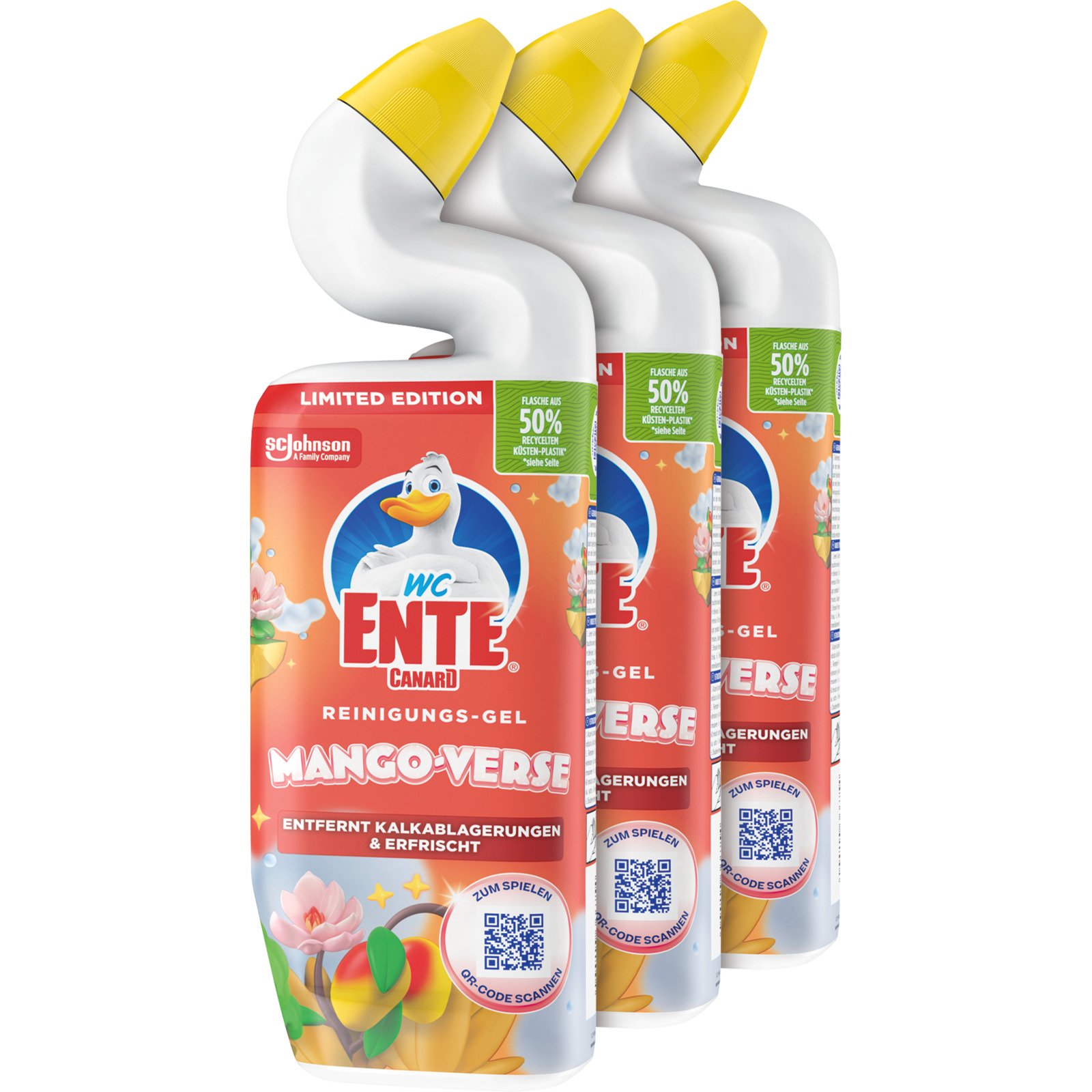 WC Ente Reinigungsgel Mango Verse 750 ml