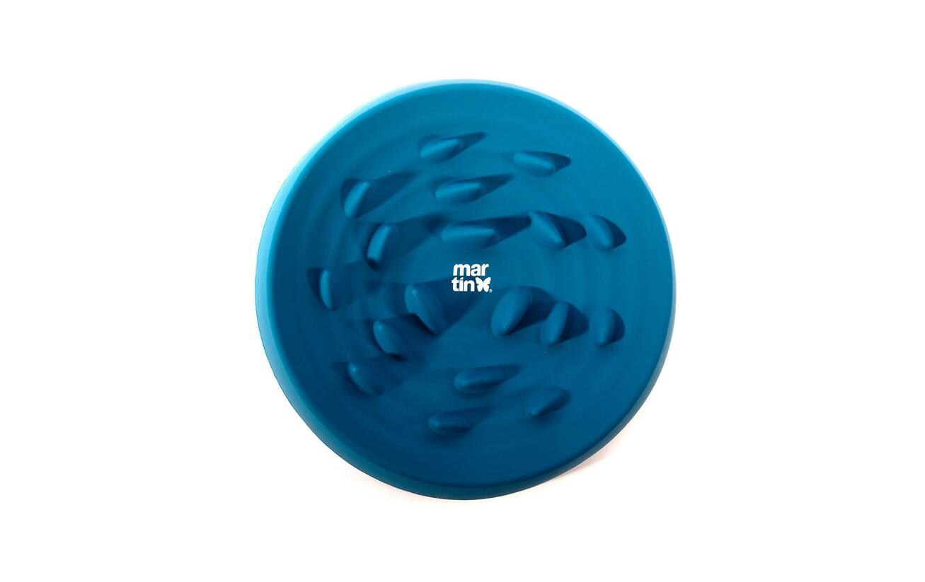 Napf Slowfeeder 22 cm BlauAnti-Vielfrass-Napf für Hunde und Katzen