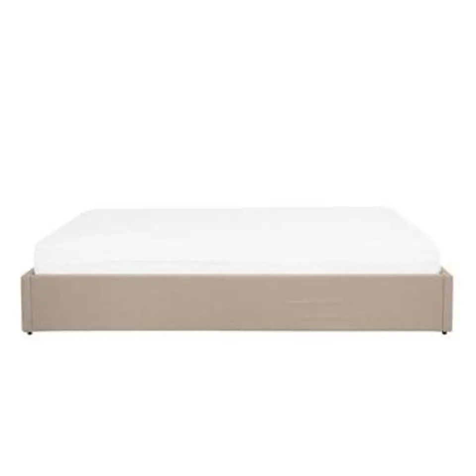 DINAN - Tweepersoonsbed - Beige - 140 x 200 cm - Polyester
