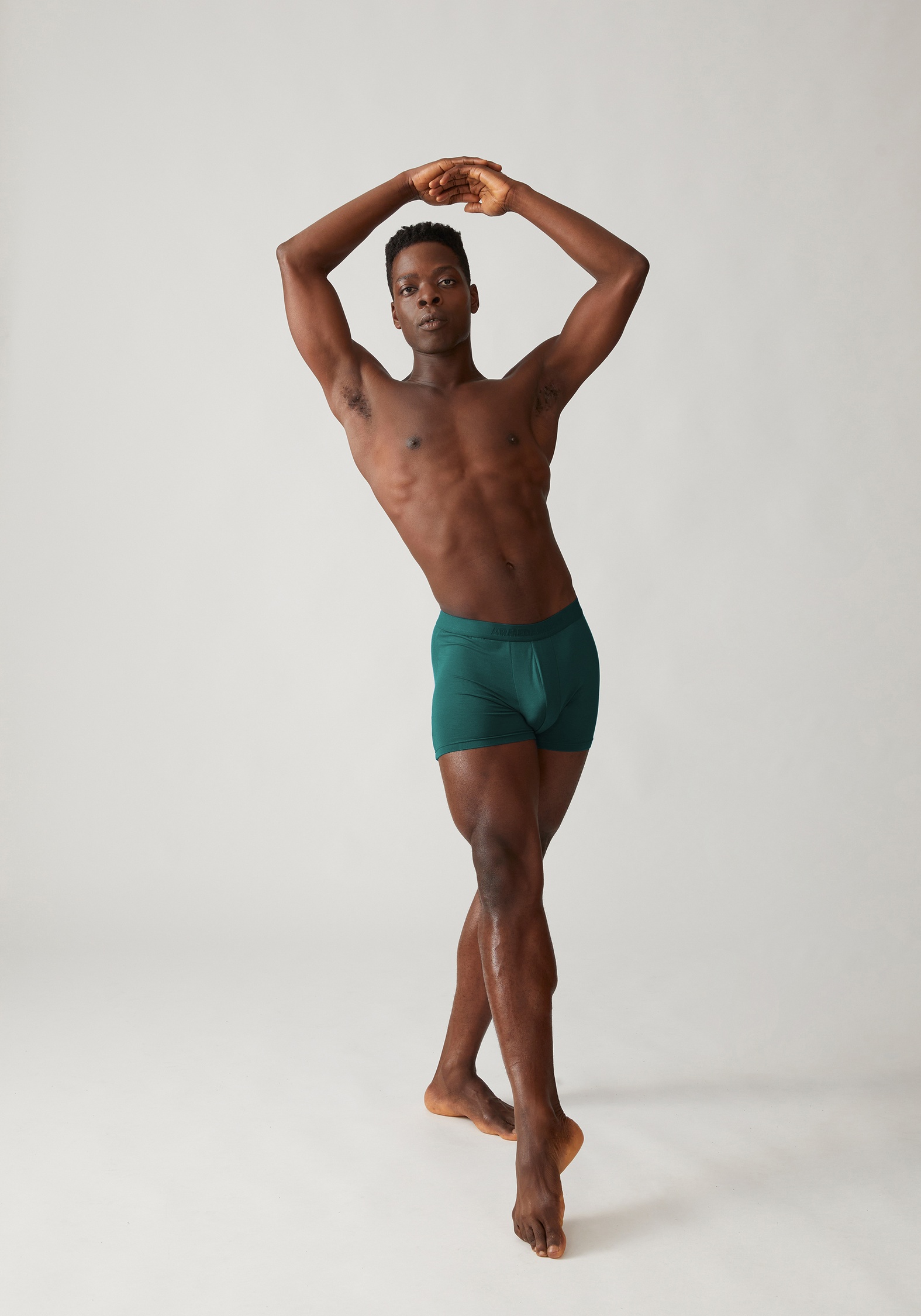 Armedangels Boxershorts Ricaard Teal Stone