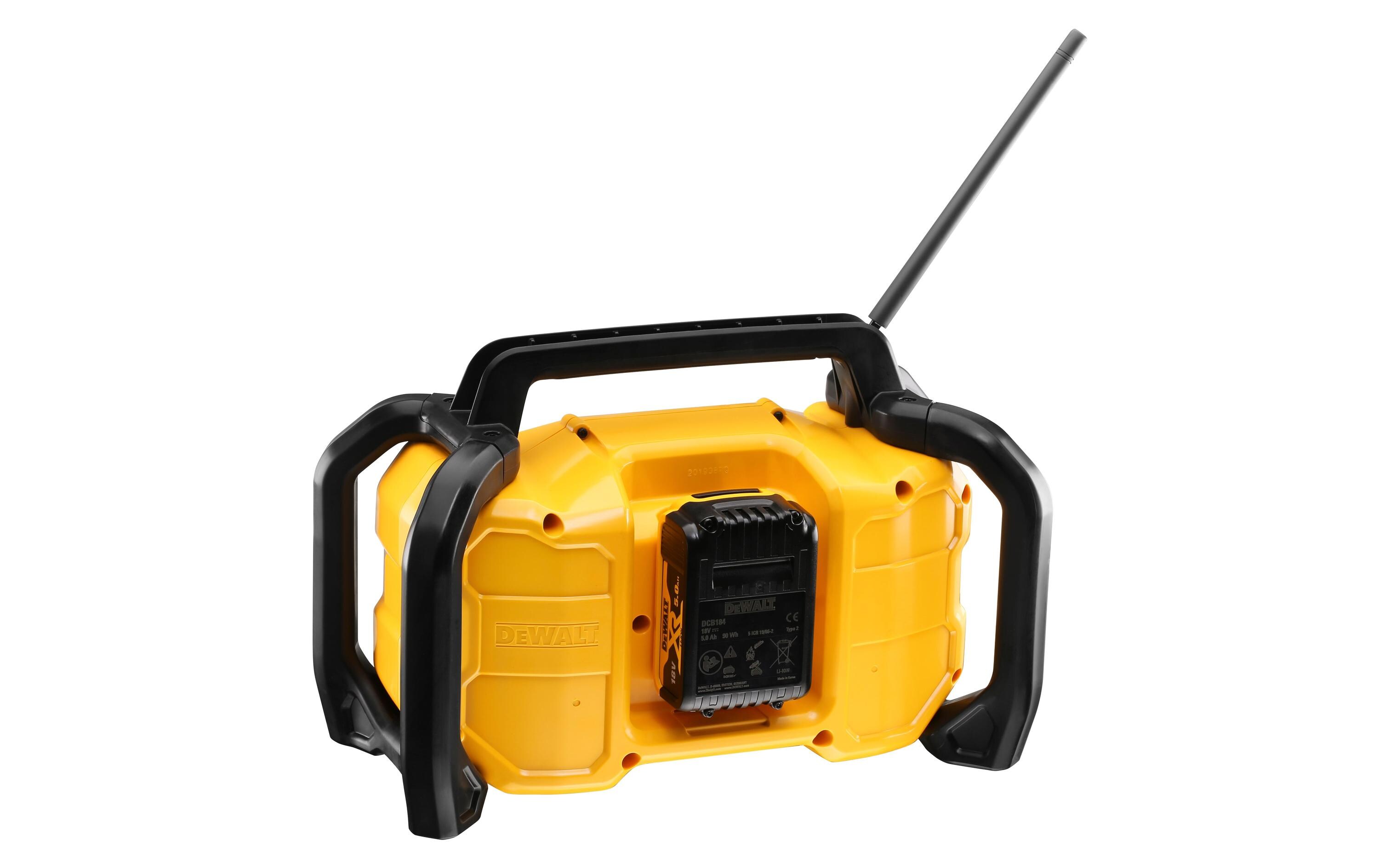 Baustellenradio Akku- & Netzbetrieb DAB+, Bluetooth, Solo<br>Kompaktes Baustellenradio
