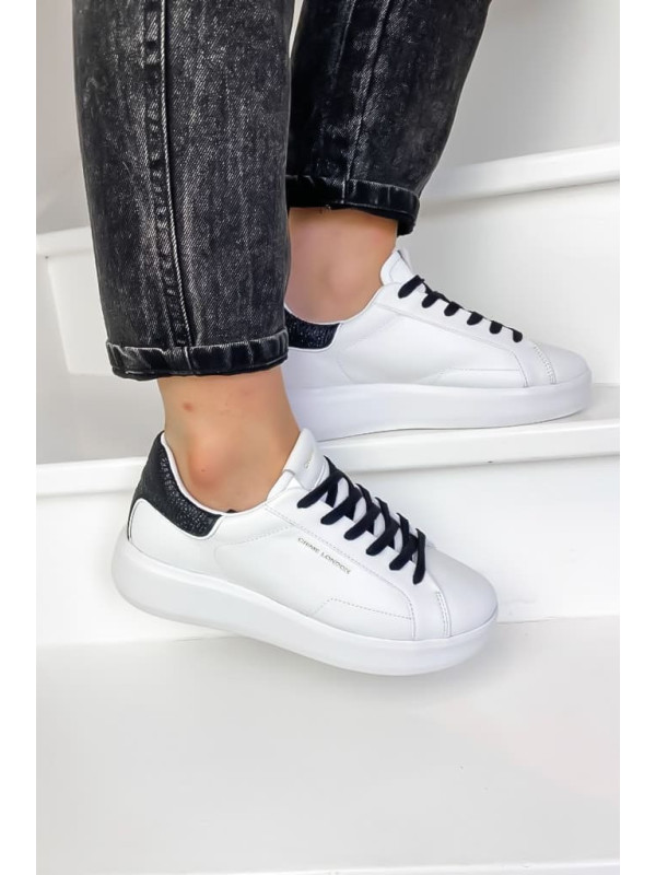 Sneakers LOW TOP LEVEL UP White - Crime London