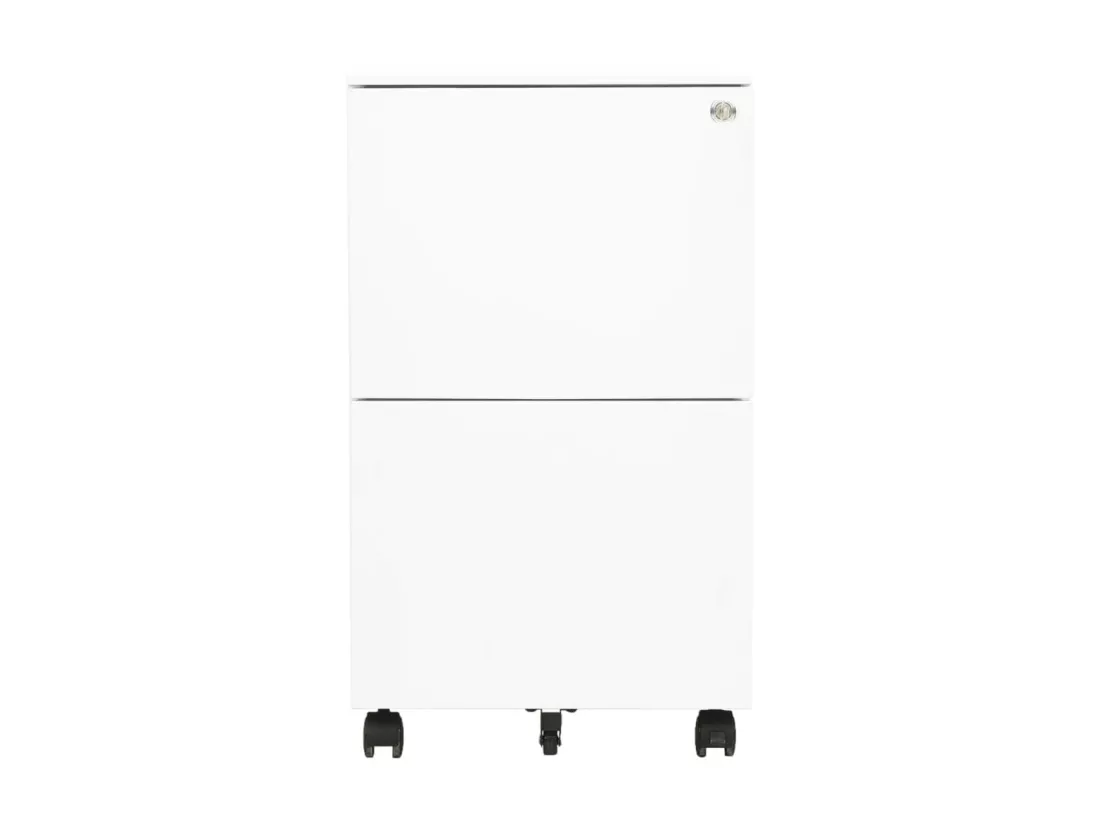 Classeur mobile Blanc 39x45x67 Acier