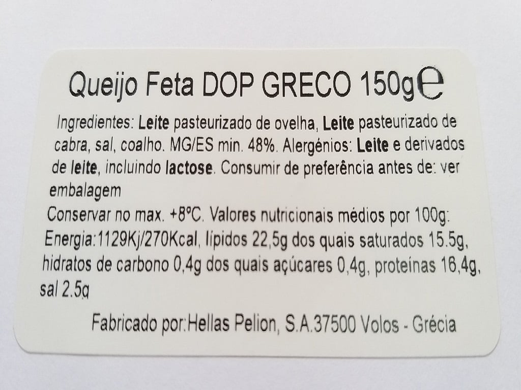 QUEIJO FETA GRECO DOP 150G