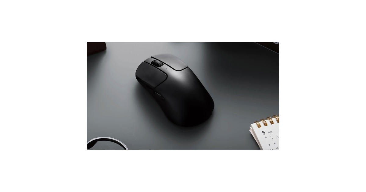 KeychronM3 Mini Wireless gaming muis  (Zwart, 100 - 26.000 dpi, 1000Hz, 2.4 GHz / Bluetooth / USB)