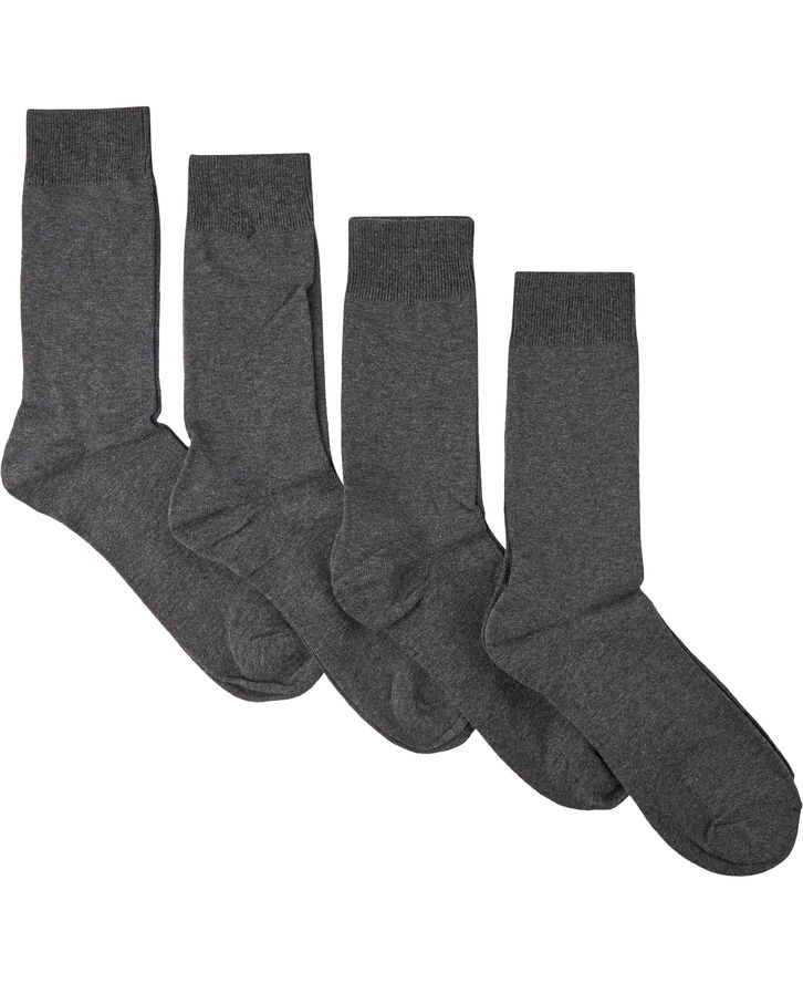 Topeco Topeco socks cotton 4P Antracit