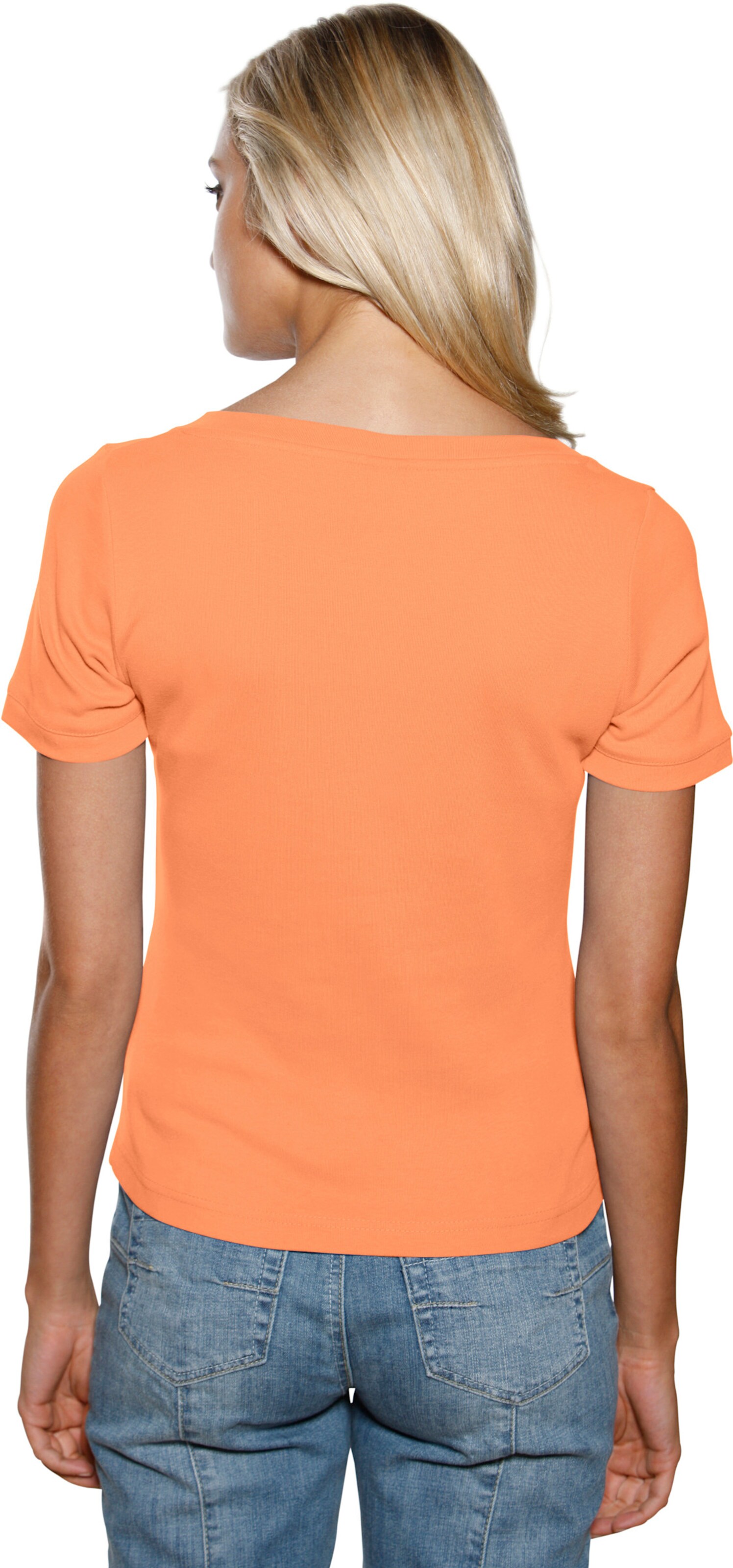 heine Carré-Shirt in orange