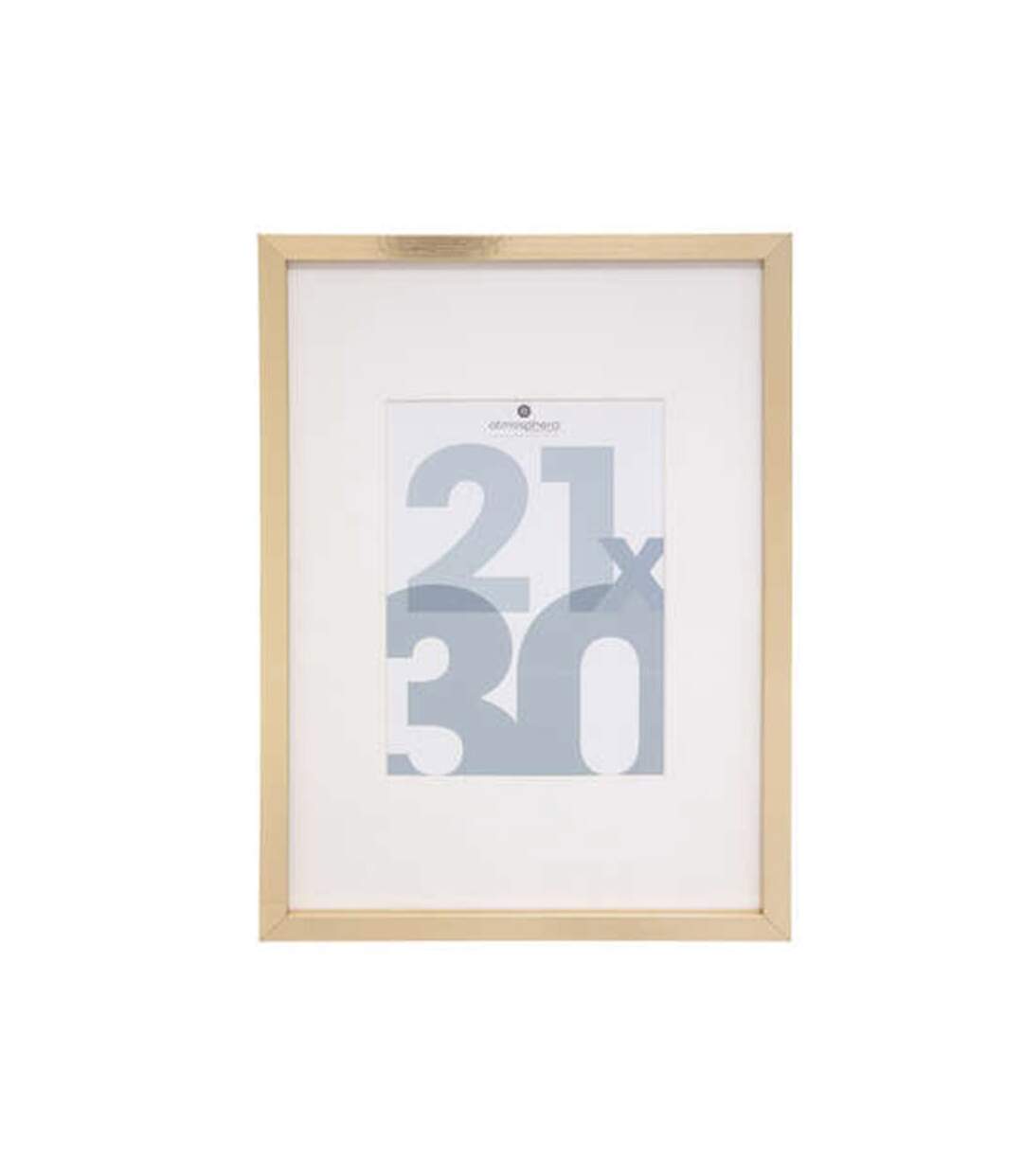 Cadre Photo en Verre Manu 21x30cm Or