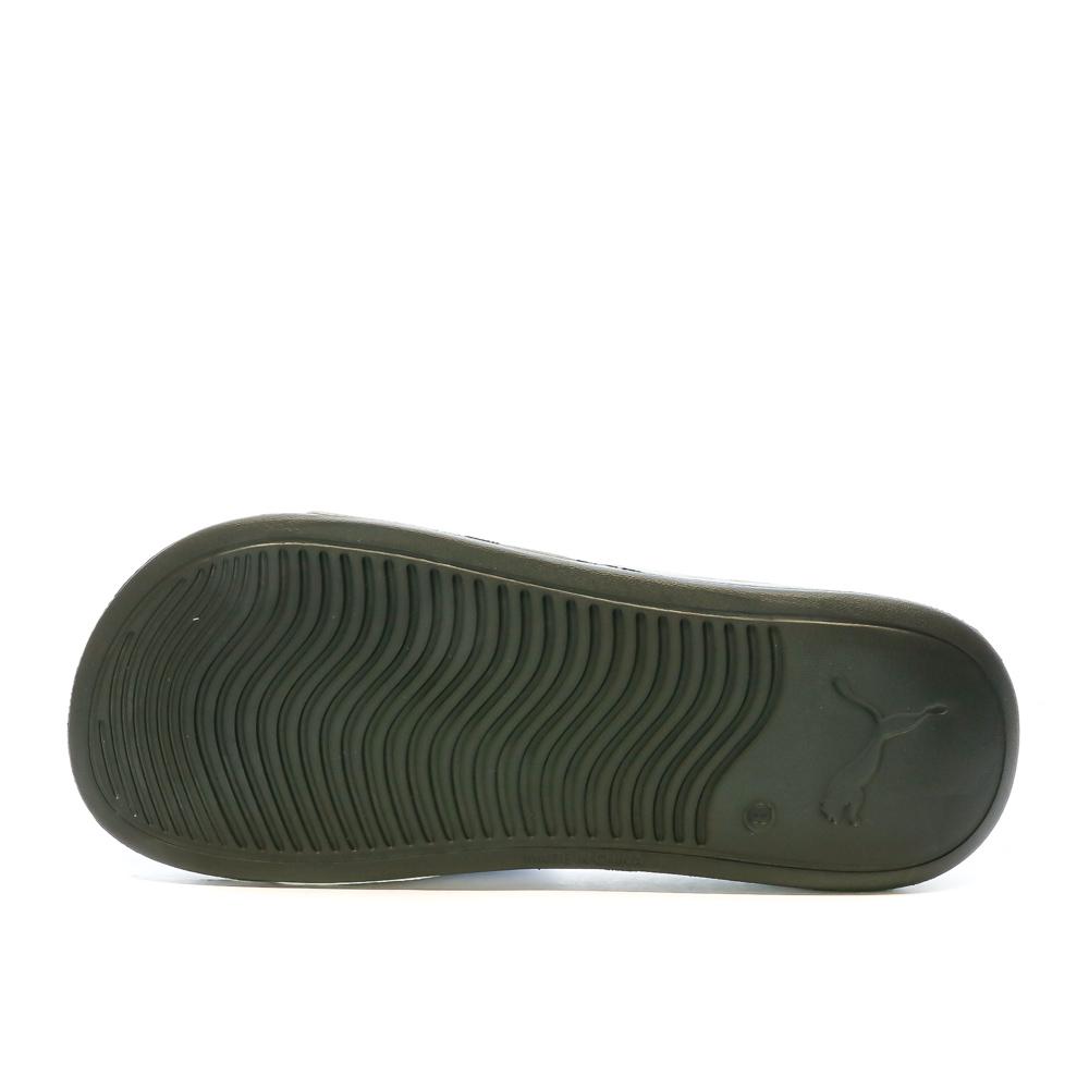 Puma Claquettes Noire/Blanche Homme Puma Popcat 20