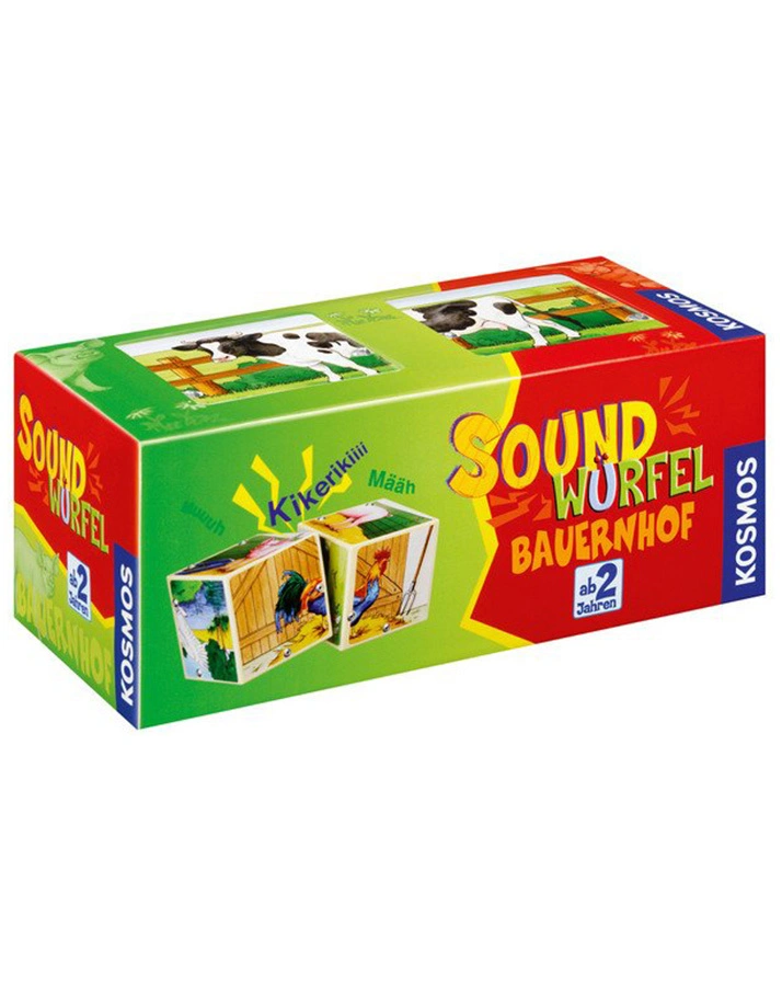 Soundwürfel – Bauernhof in bunt
