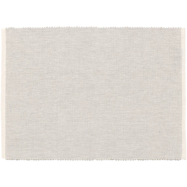 Blokker Placemat Como - 30x45 cm - 2 stuks - Beige