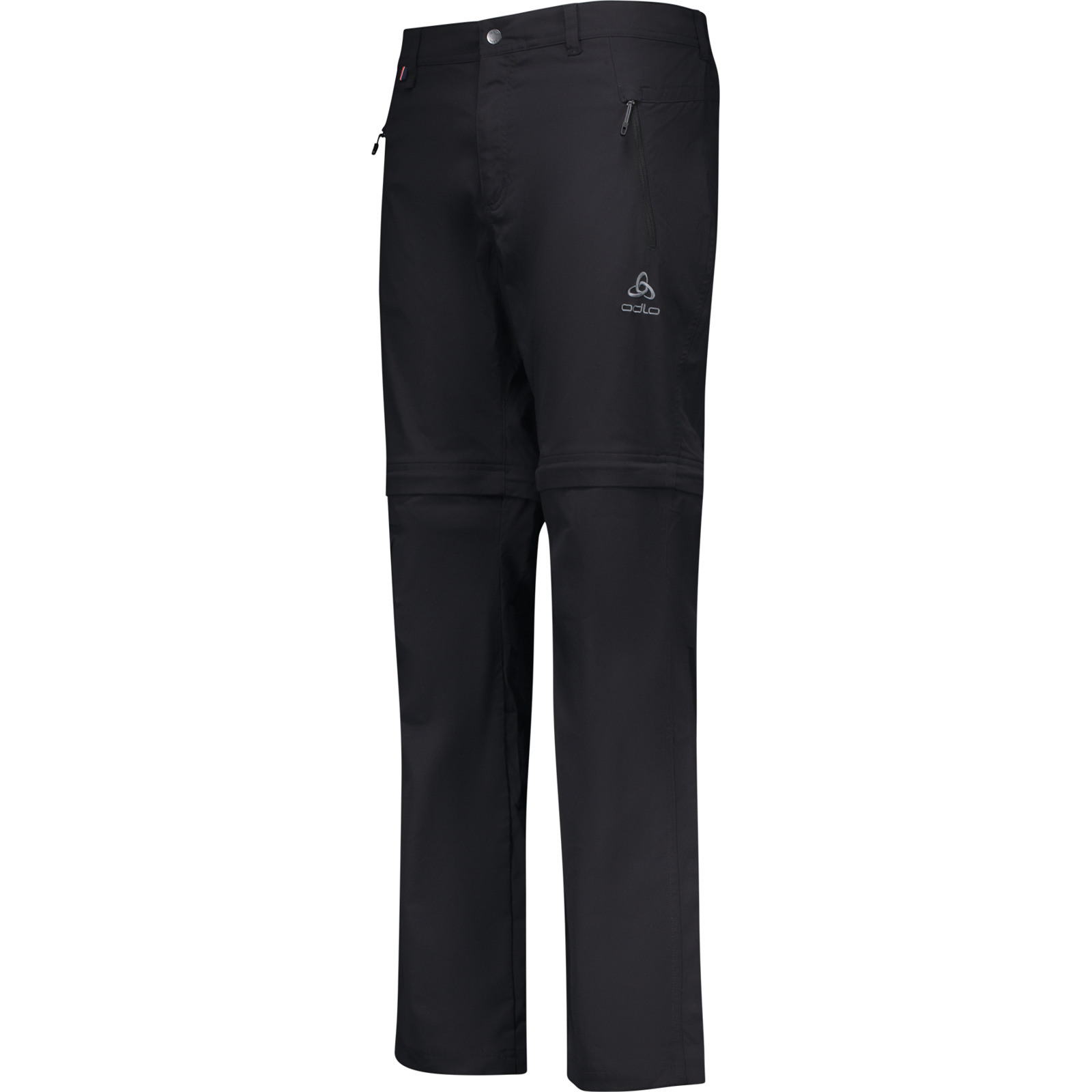 Odlo Herren-Wanderhose Zipp-off Wedgemount schwarz, 48