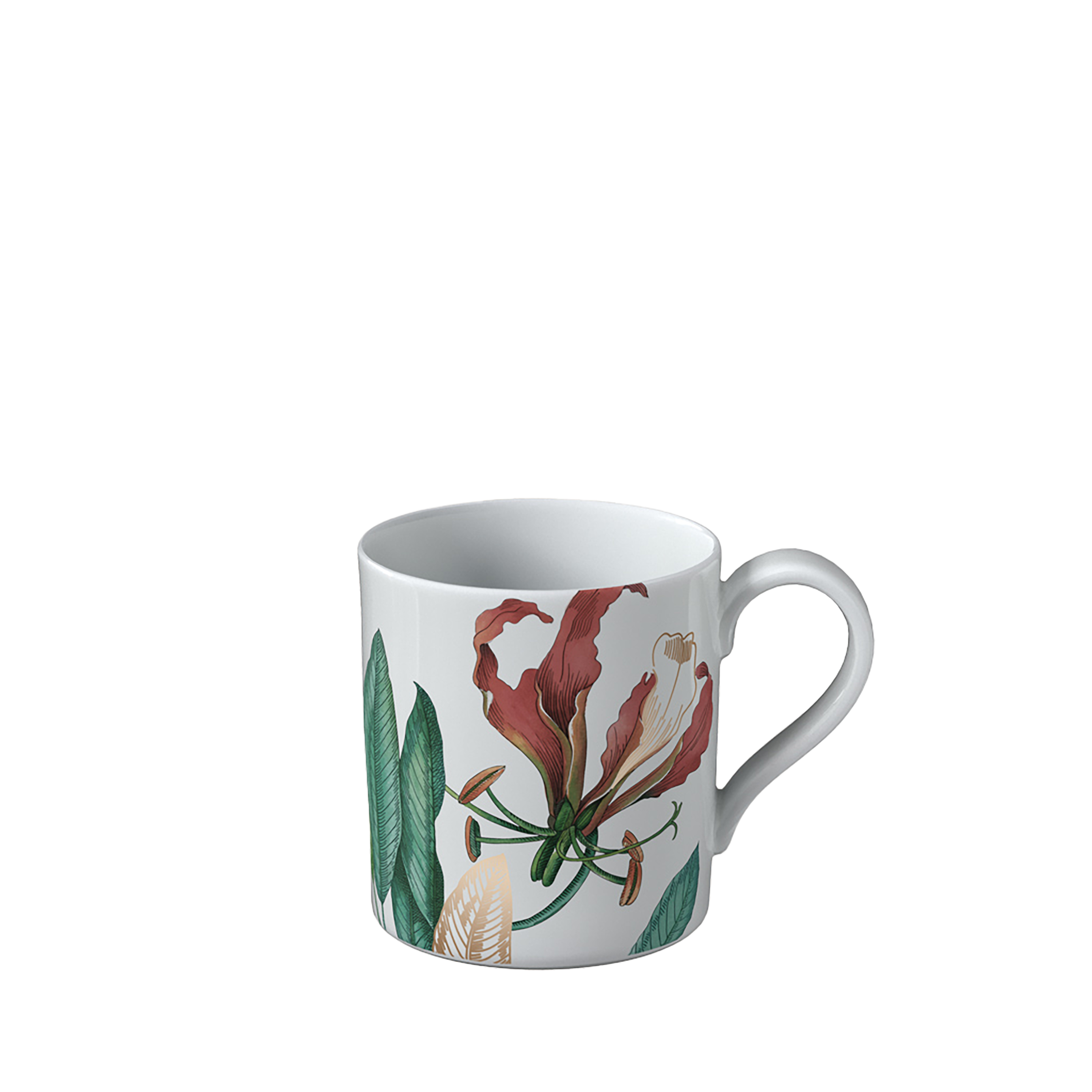 Avarua Coffee cup Multi-colored, 5.8 oz, Premium Bone Porcelain