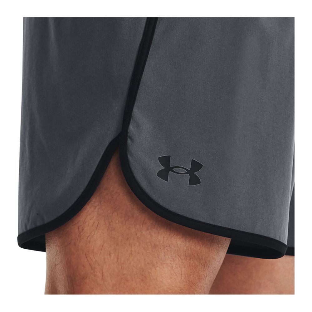 Under Armour UA HIIT WOVEN 6IN - Short Homme pitch gray/black