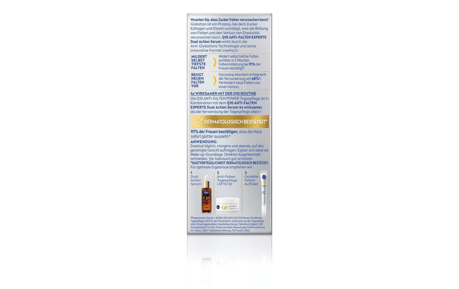 Gesichtsserum Q10 Expert Dual Action 30 mlSerum reduziert selbst tiefste Falten und beugt neuen vor