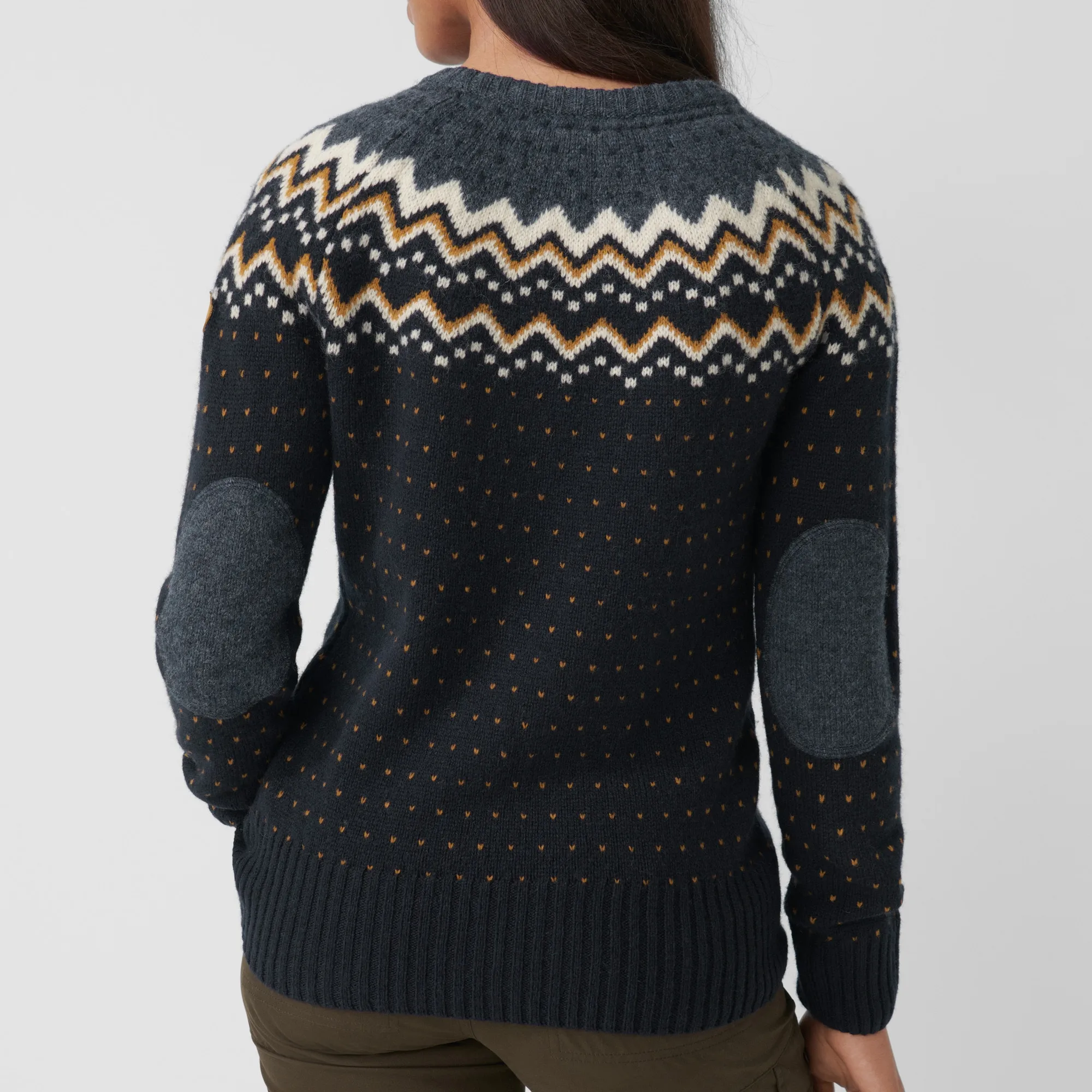 Fjällräven Women's Övik Knit Sweater Dark Navy