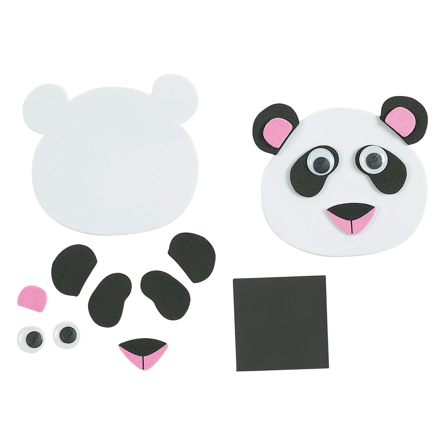 Colorations - Foam Dierengezichten Maken Knutselset, 36dlg.