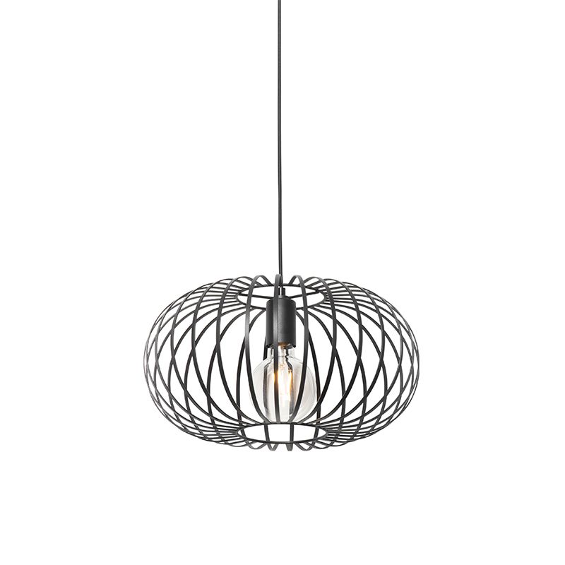Design hanglamp zwart draad 39cm - Johanna