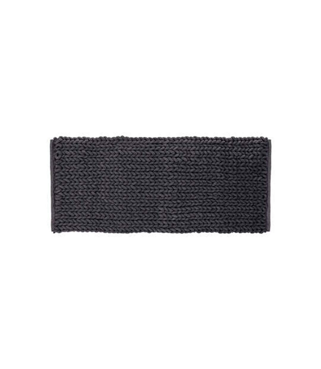 Tapis de Salle de Bain Tissé Épais 50x120cm Marron