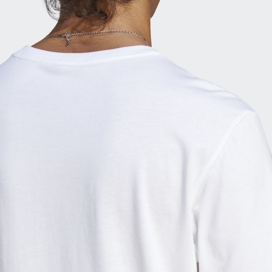adidas T-Shirt Essentials Small Logo - Blanc/Noir