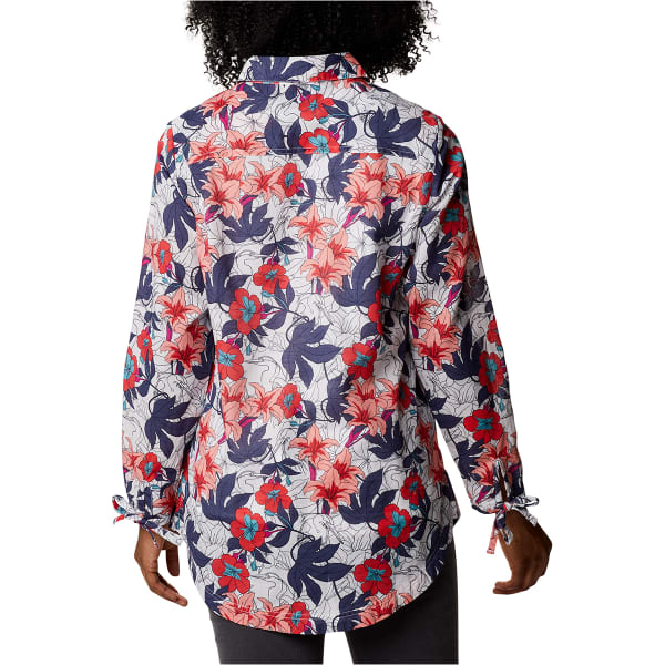 COLUMBIA CAMP HENRY II TUNIC W WHITE LAKESHORE