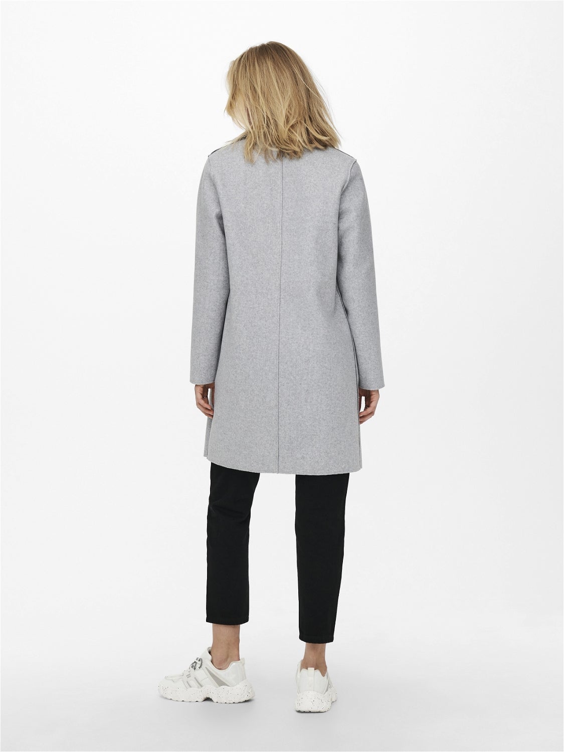 ONLCARRIE Mantel Light Grey Melange