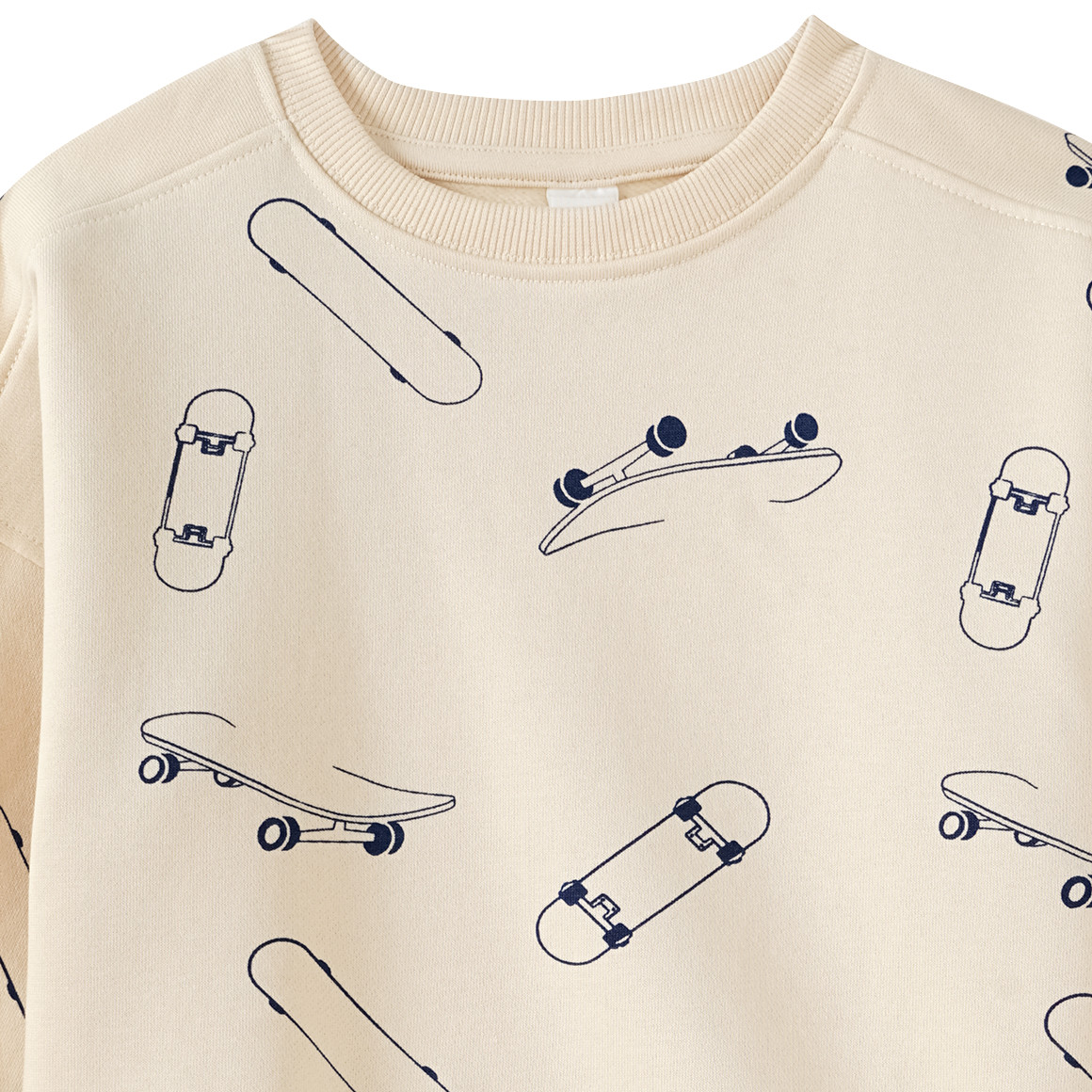 Topolino Jungen Sweatshirt mit Skate-Allover beige