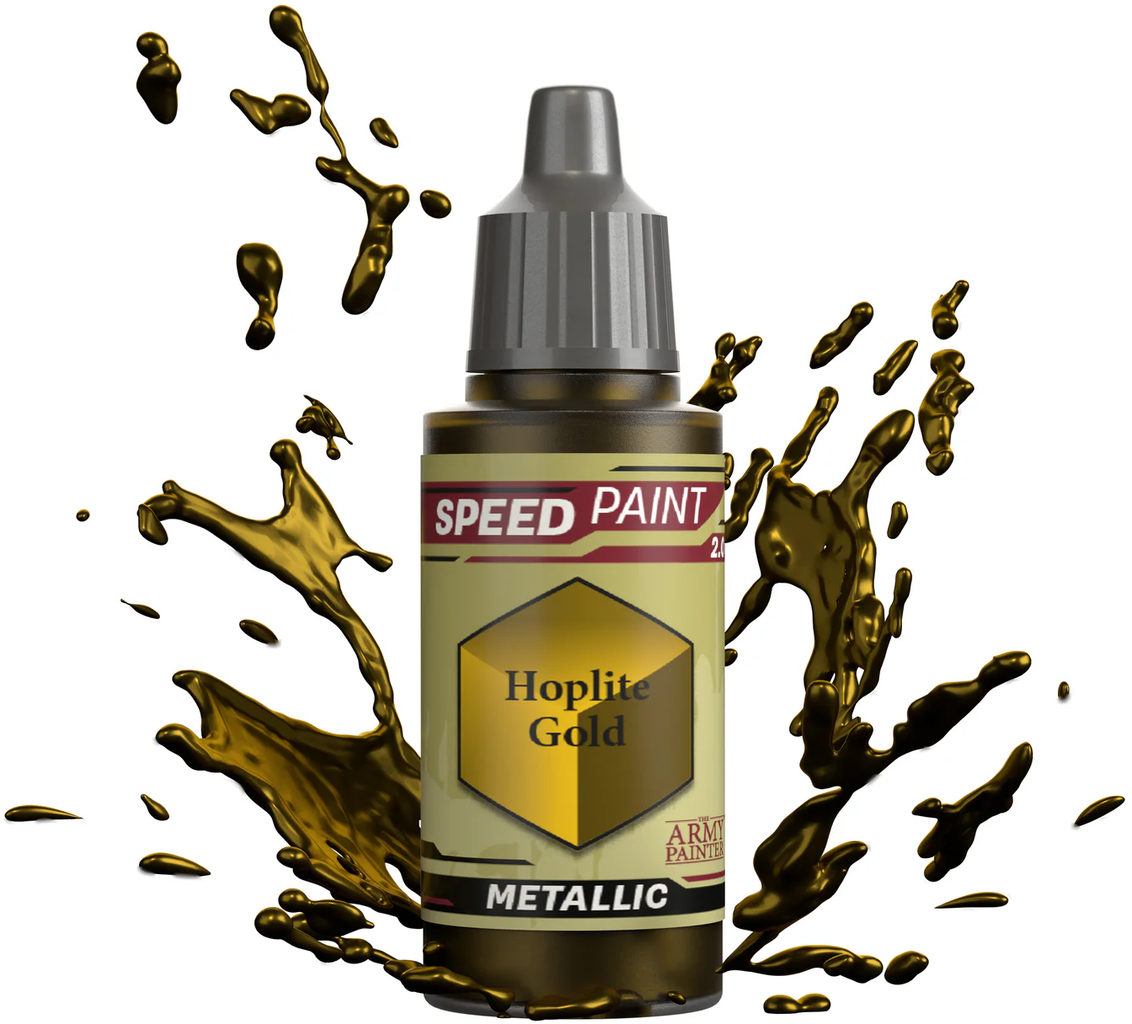 The Army Painter  Speedpaint Metallics, Hoplite Gold (18 ml)    Der blitzschnelle Weg zu glänzenden Meisterwerken