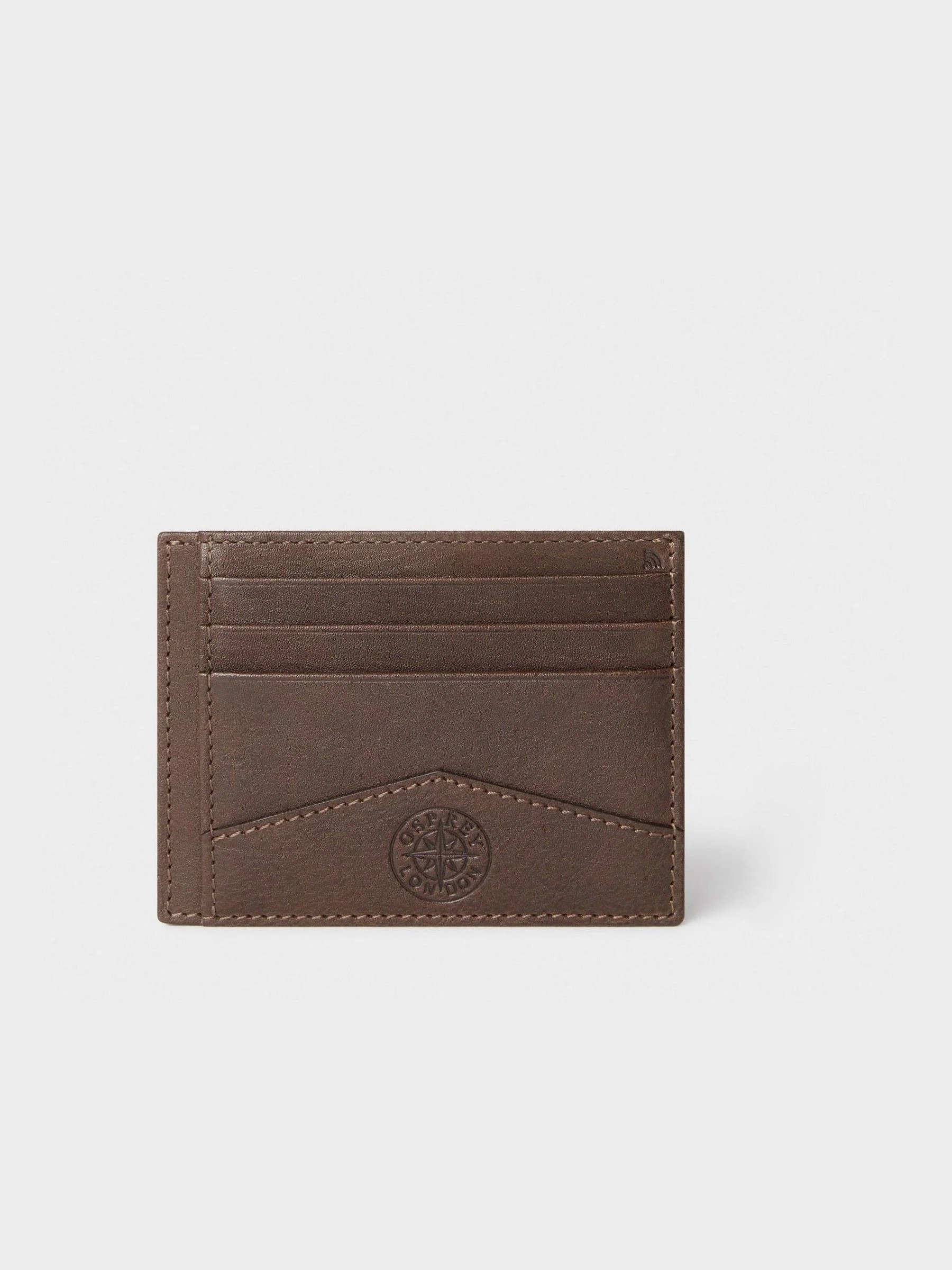 Osprey London - The Compass bruine leren pasjeshouder