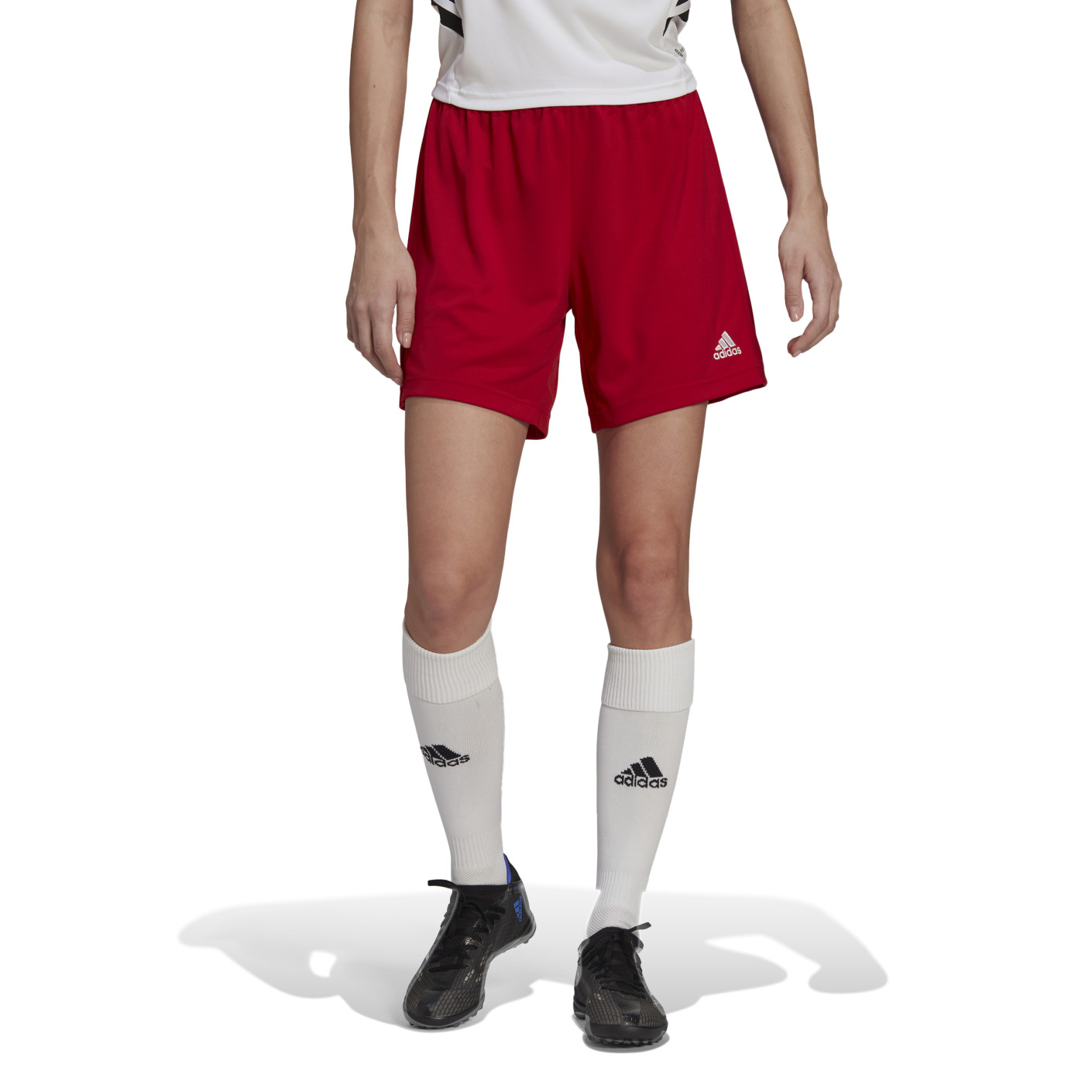Adidas Entrada 22 Trainingsbroekje Dames Rood Wit