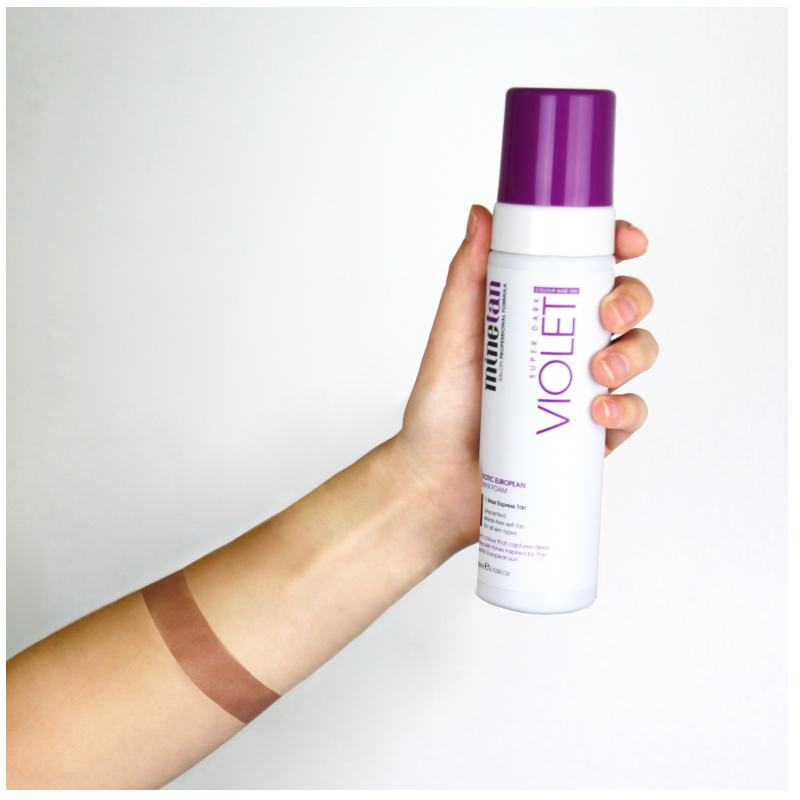 Minetan Violet Super Dark Self Tan Foam 200 ml