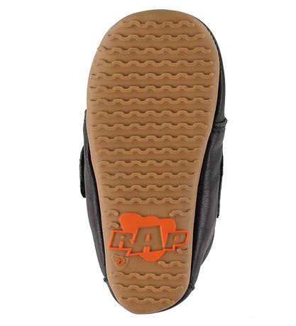 Arauto RAP Leder-Krabbelschuhe - Schwarz