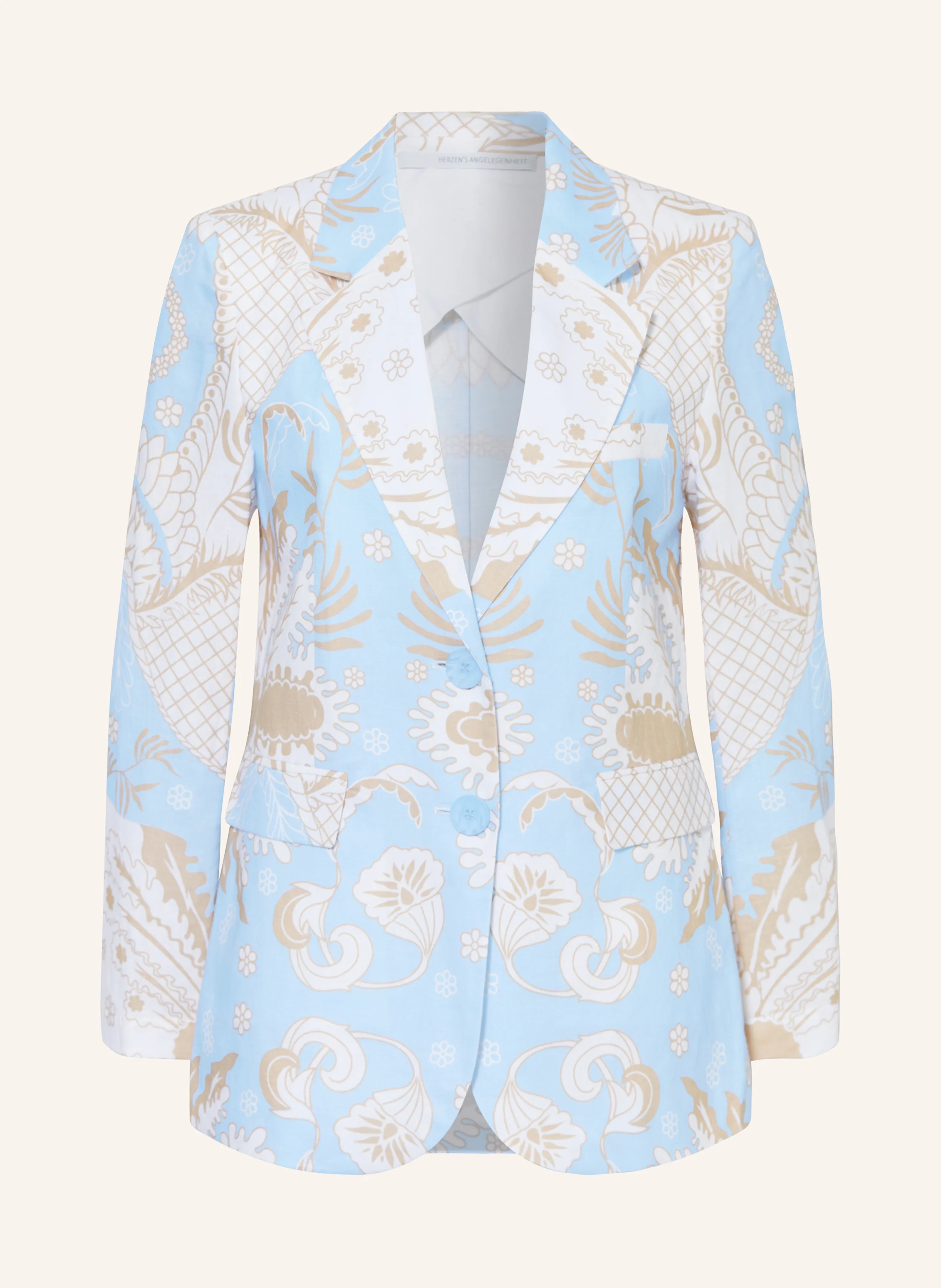 HERZEN'S ANGELEGENHEIT Blazer mit Leinen