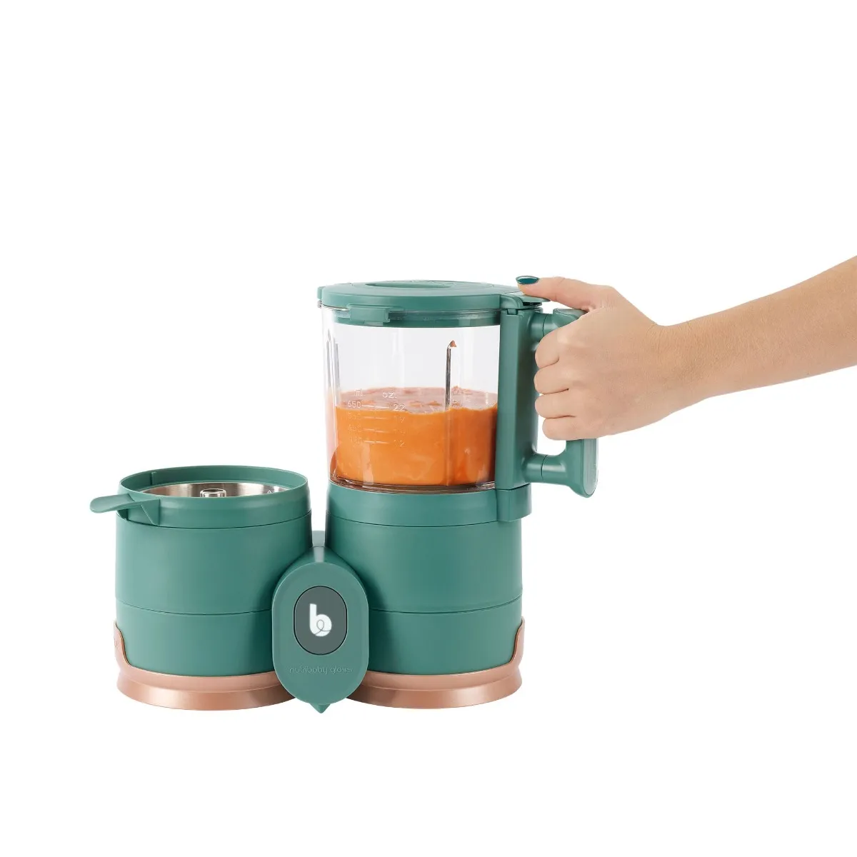 Babymoov Station Repas Duo Nutribaby en Vitre - Vert