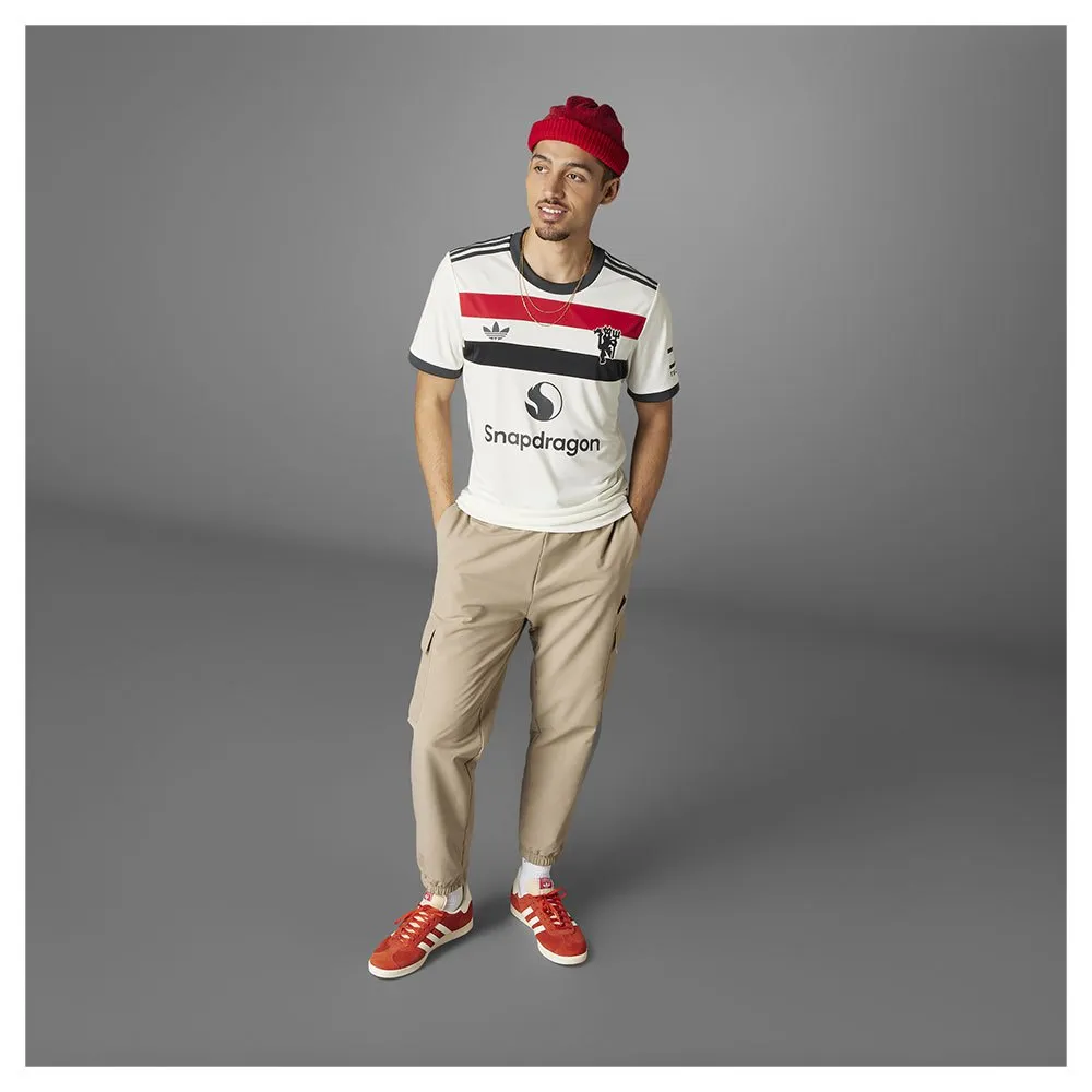 adidas Manchester United 24/25 3 Stripes kurzarm-T-shirt
